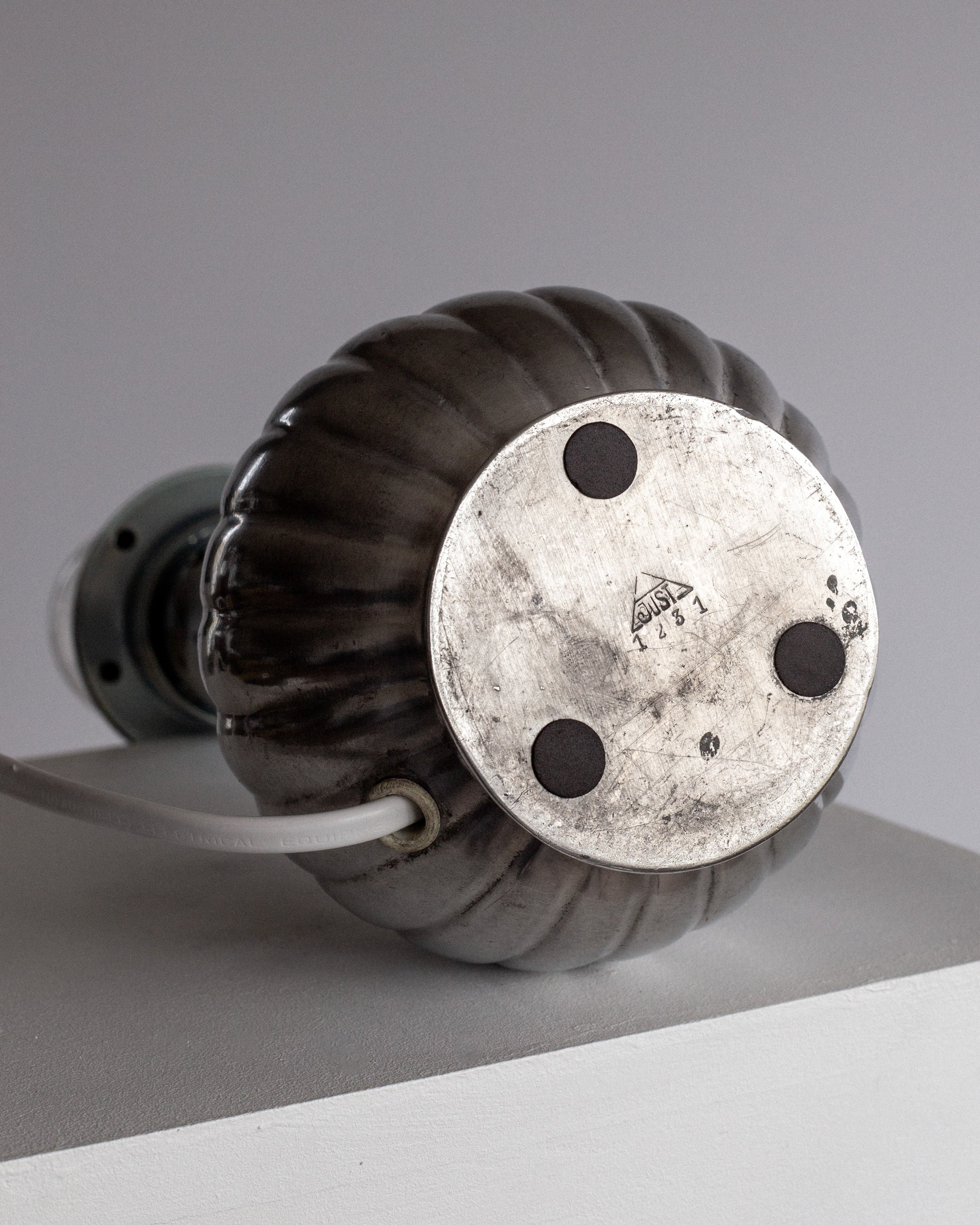 Art Deco Pewter Table Lamp by Just Andersen