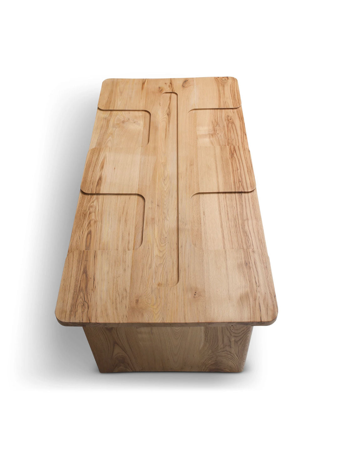 'Henry Table' in Chestnut Wood by ZAROLAT Studio