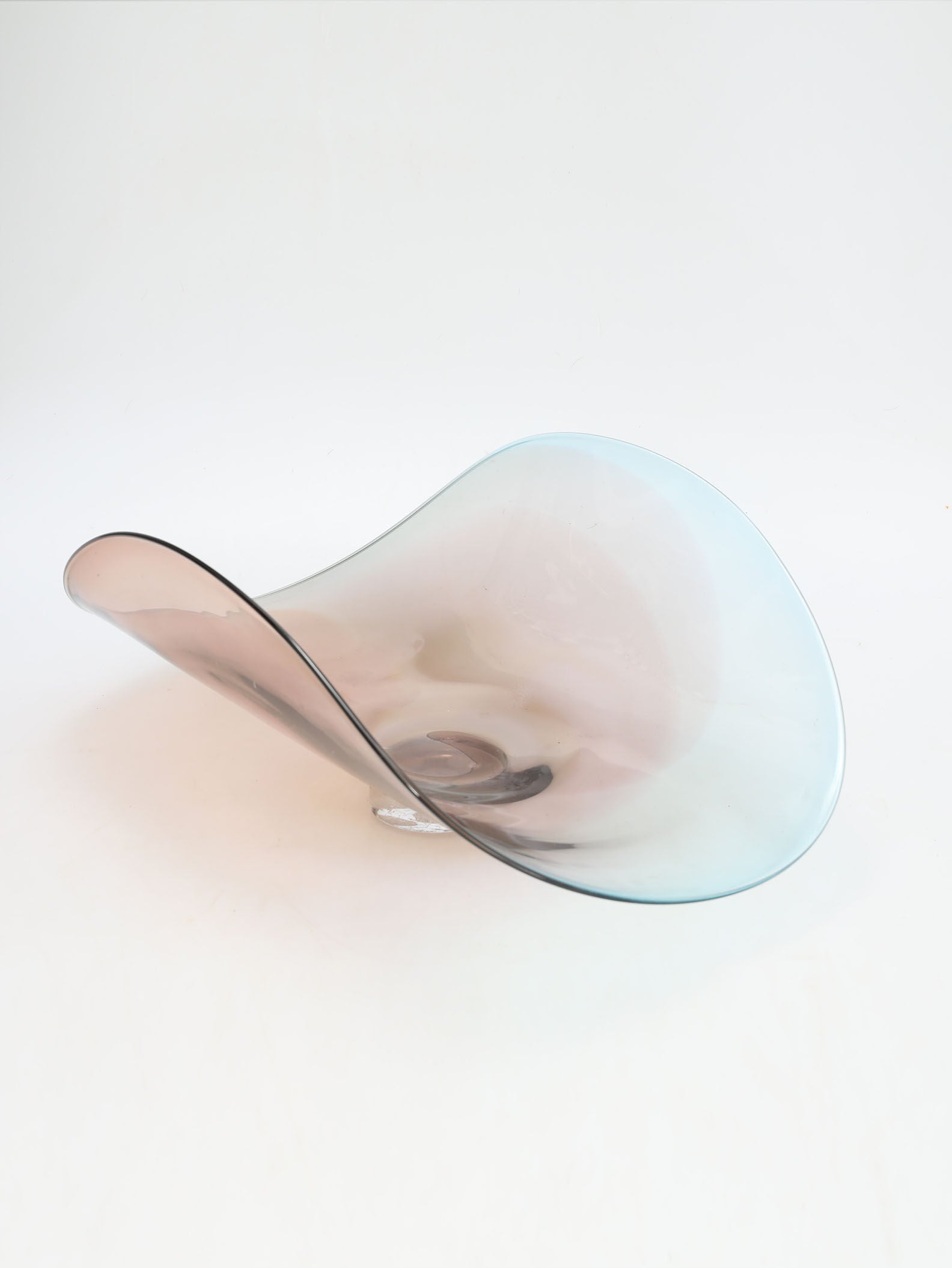 Large Iridescent Glass Bowl by Mats Johasson