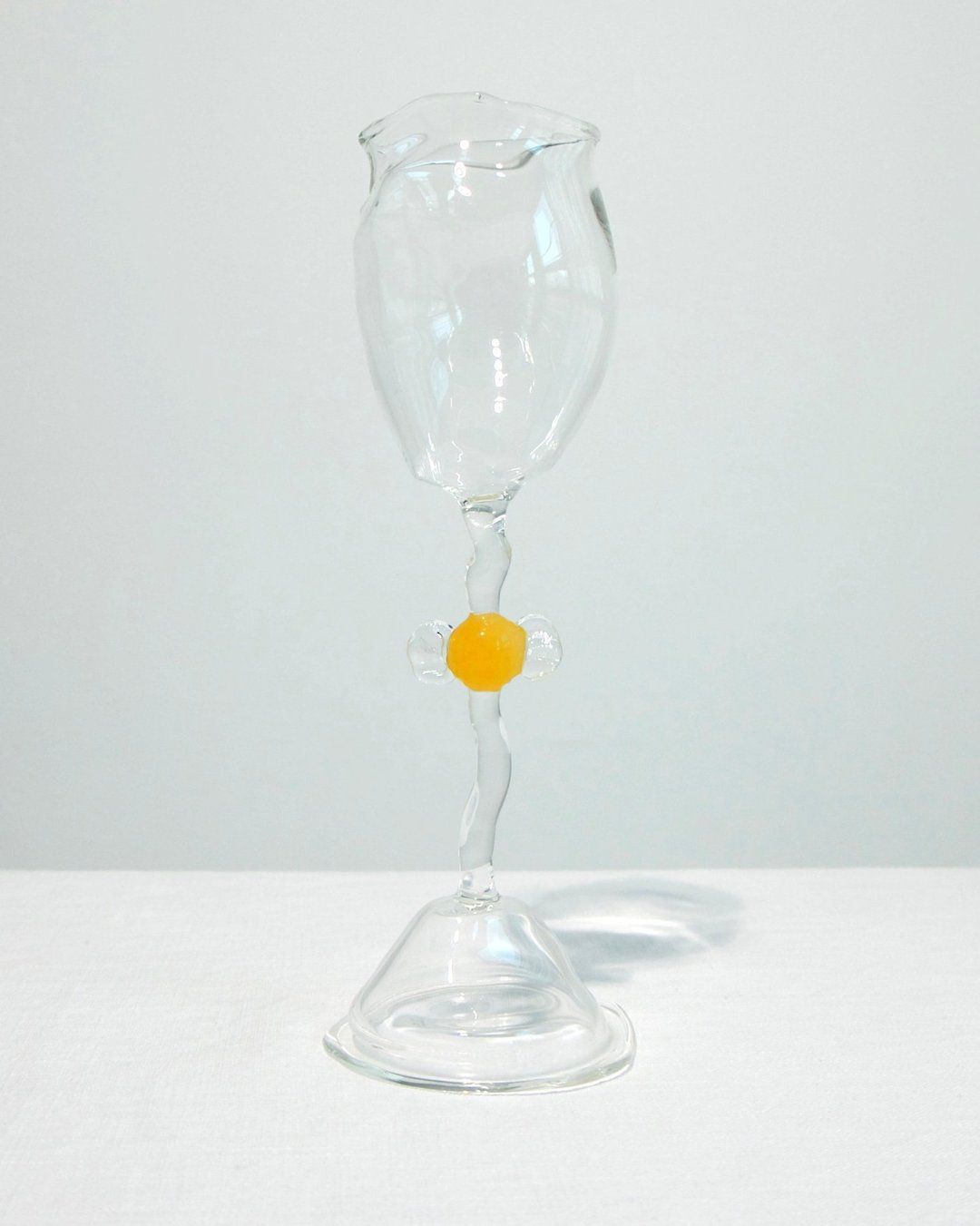 Mouth Blown 'Candy' Wine Glasses