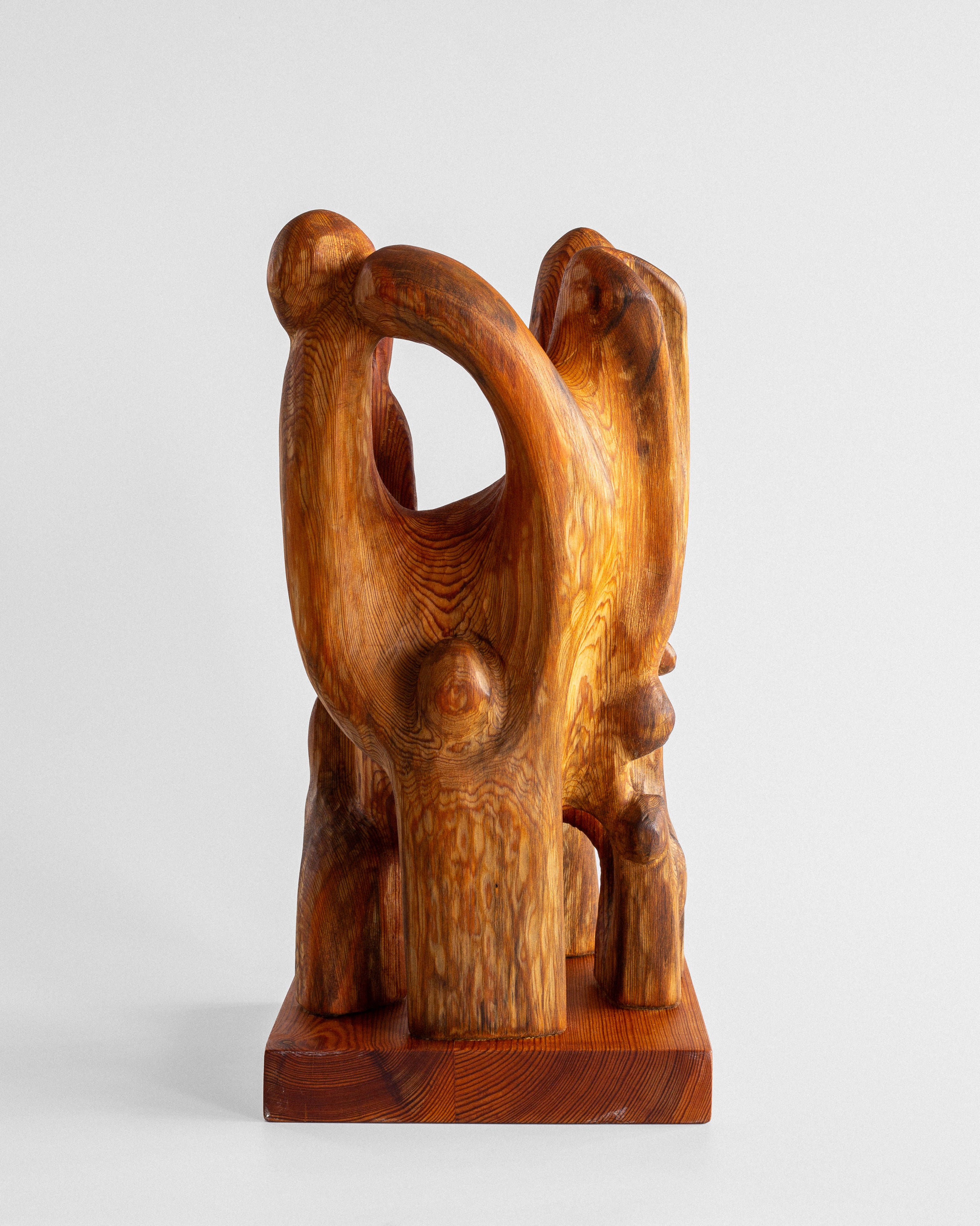 Large Wooden Sculpture by Jean-Maurice Steiner, 2007