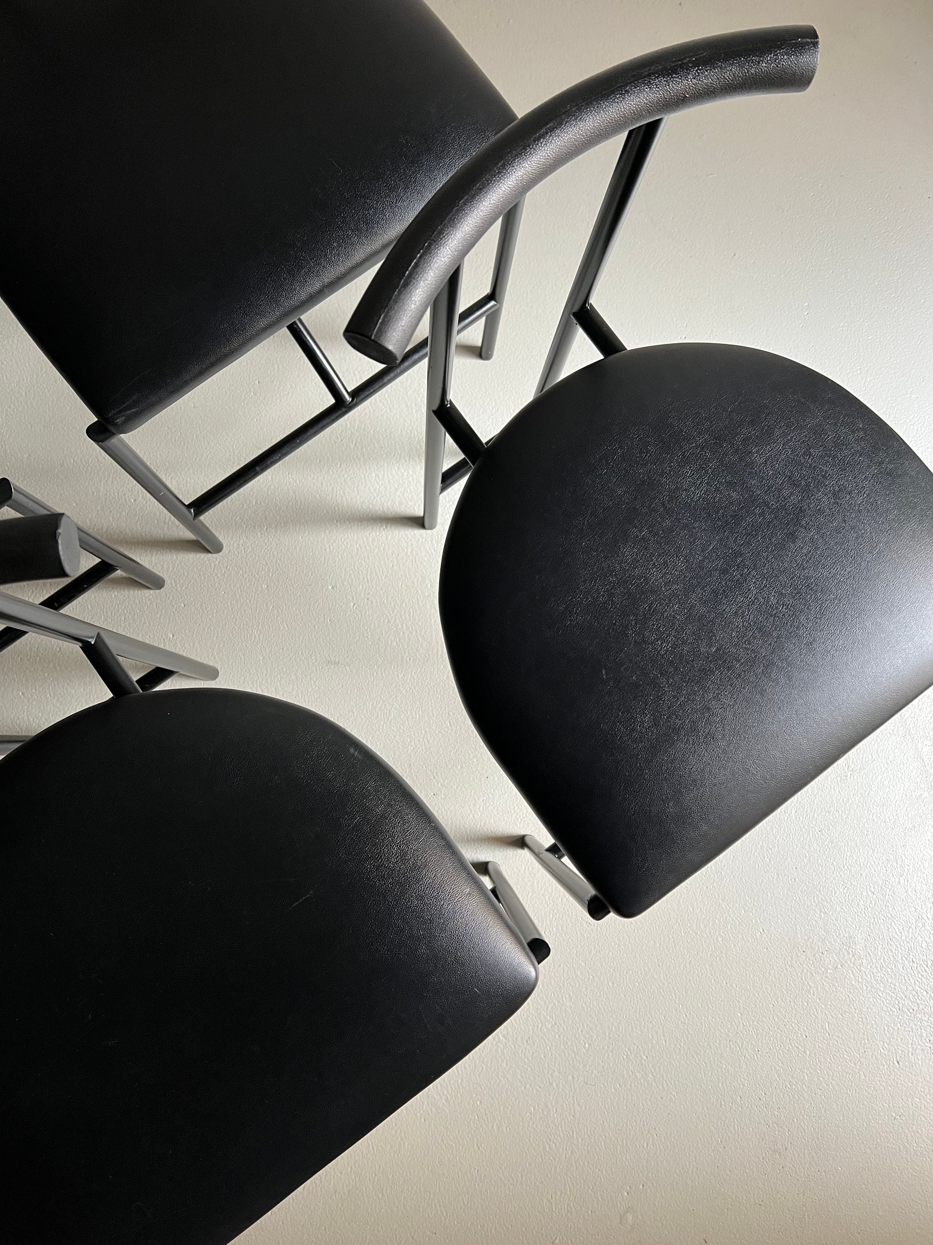 4 Postmodern Tokyo Chair Rodney Kinsman Italy 1980s