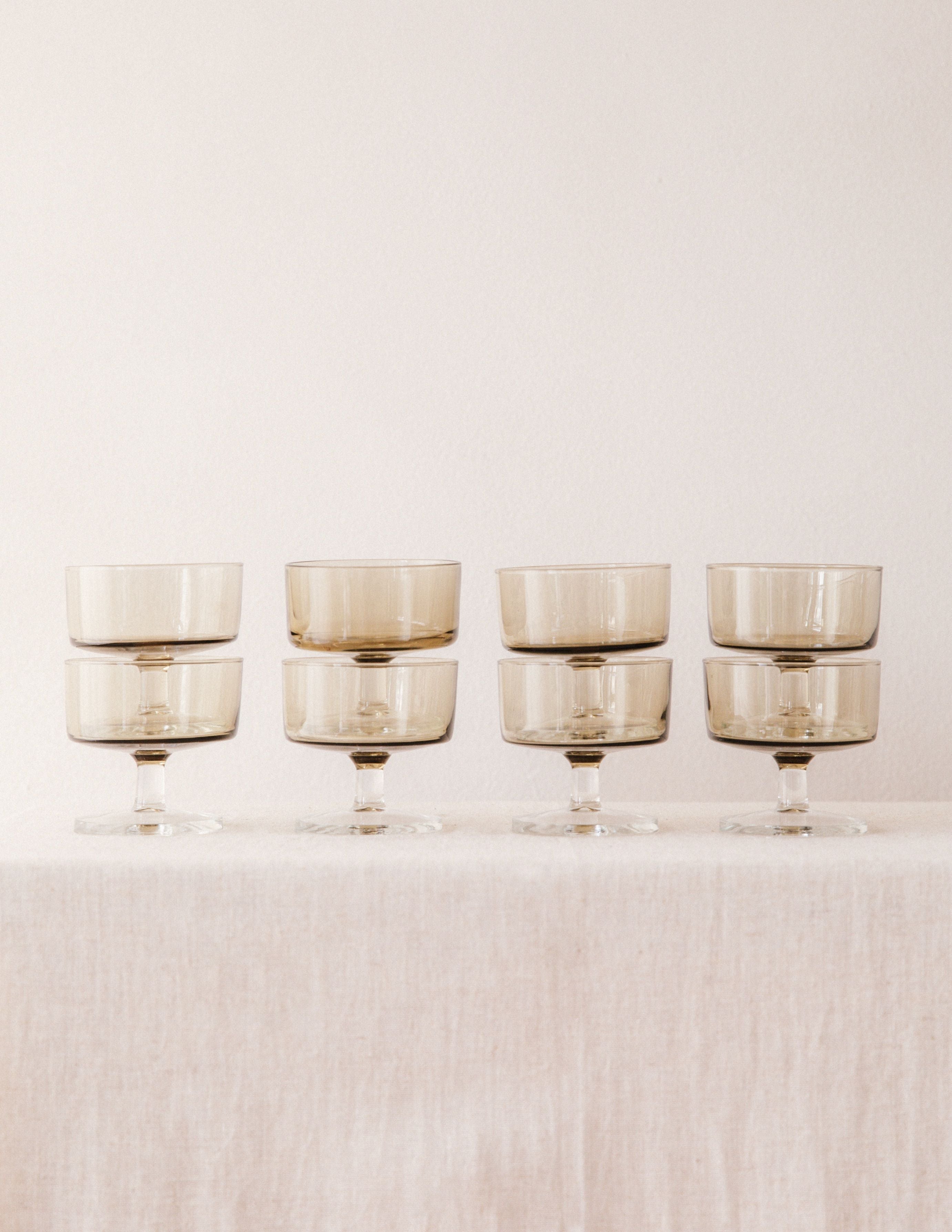 Smoked Glass Coupes