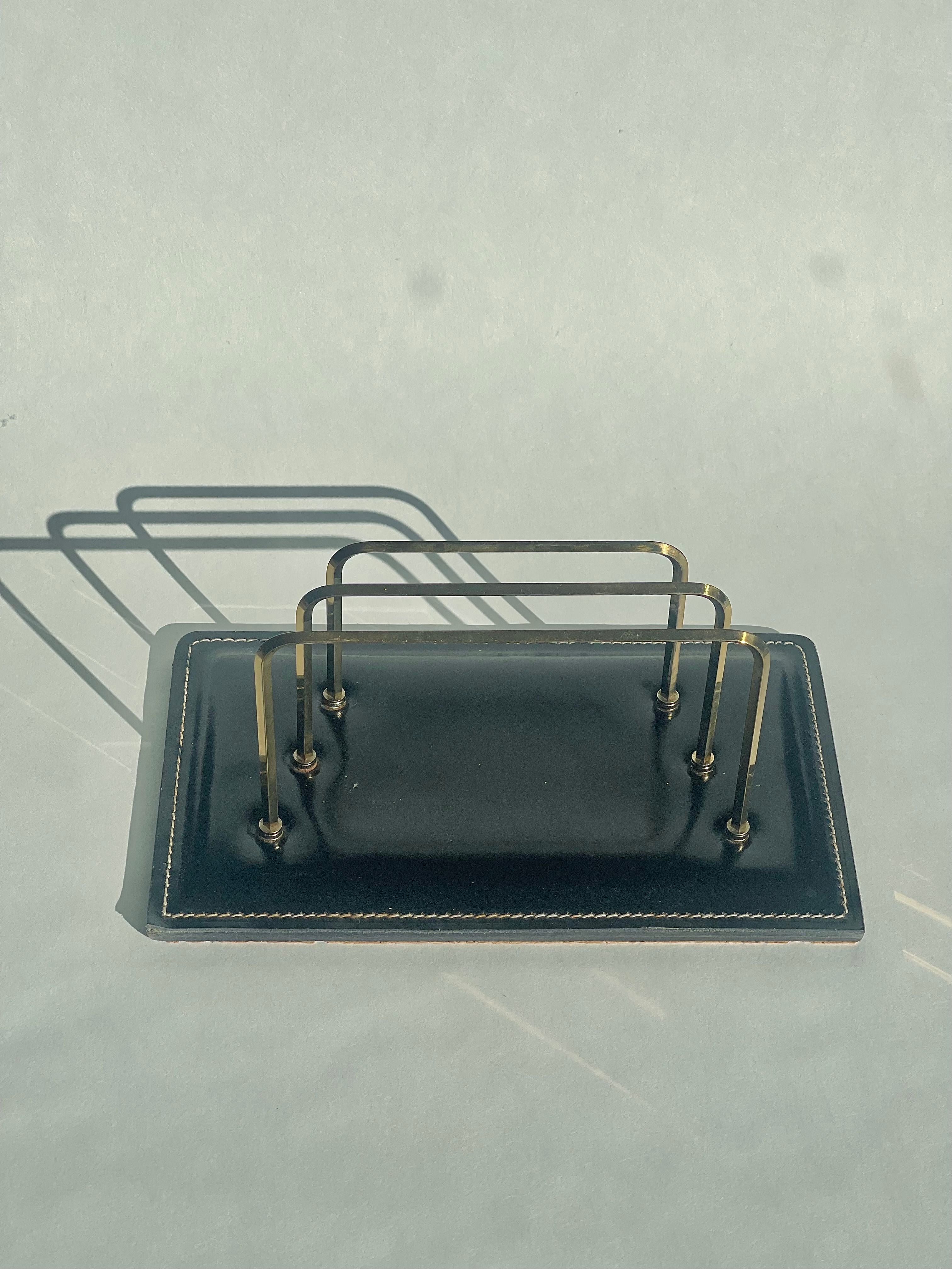 Jacques Adnet Style Letter Holder