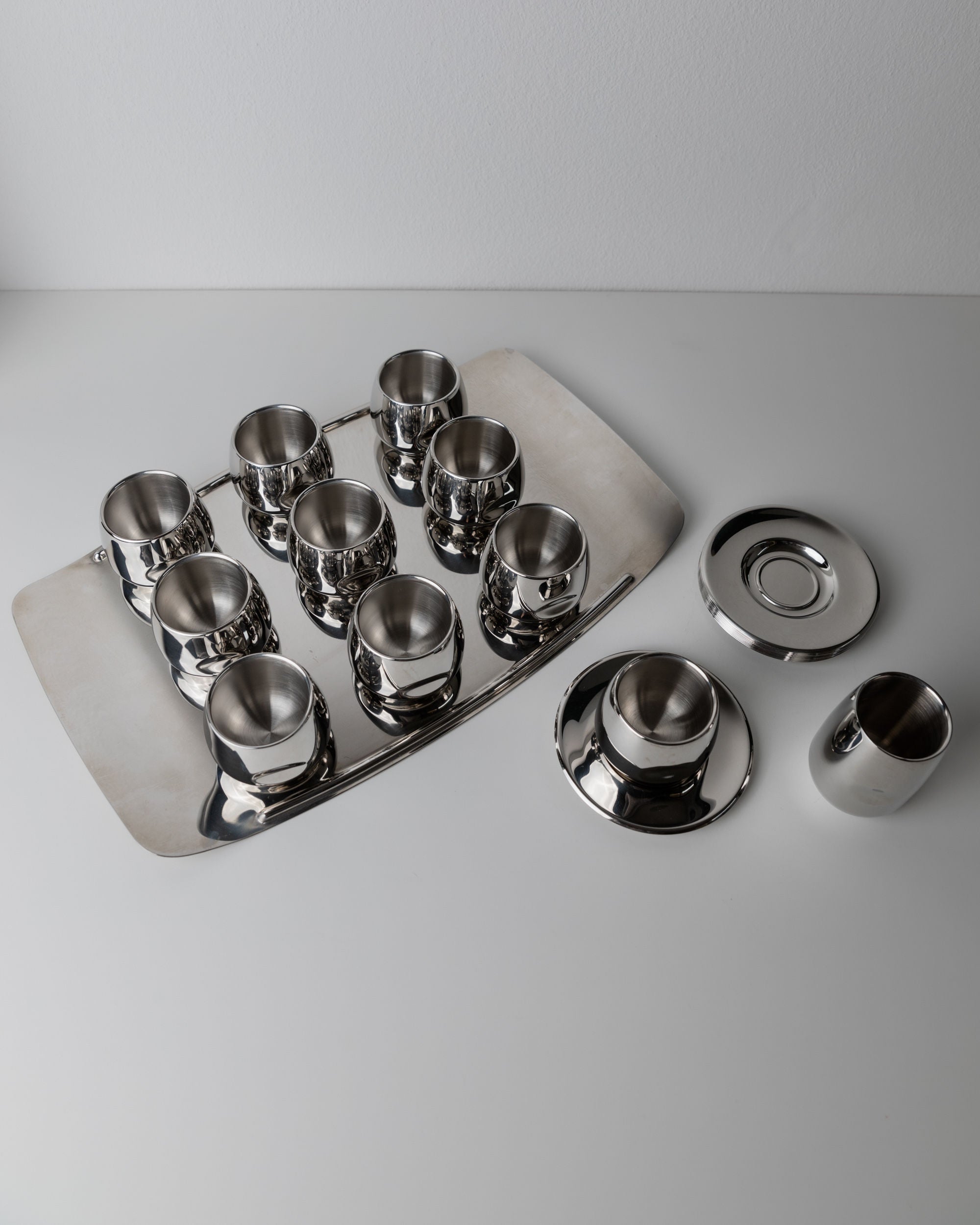 AMCステンレススチール セット Coffee set by AMC 70s by Bottega Jacobs | The Oblist