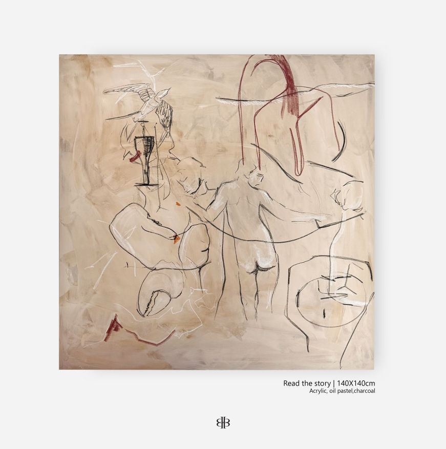 'Read the story vol. 01 and vol.02' Painting