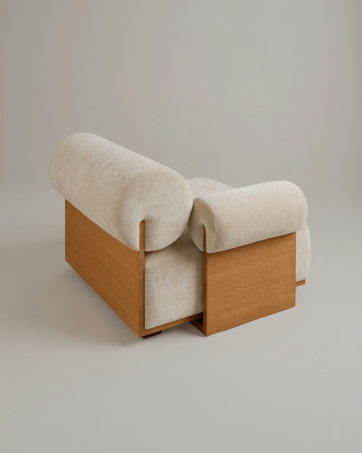 Le Soufflé Armchair — side angle