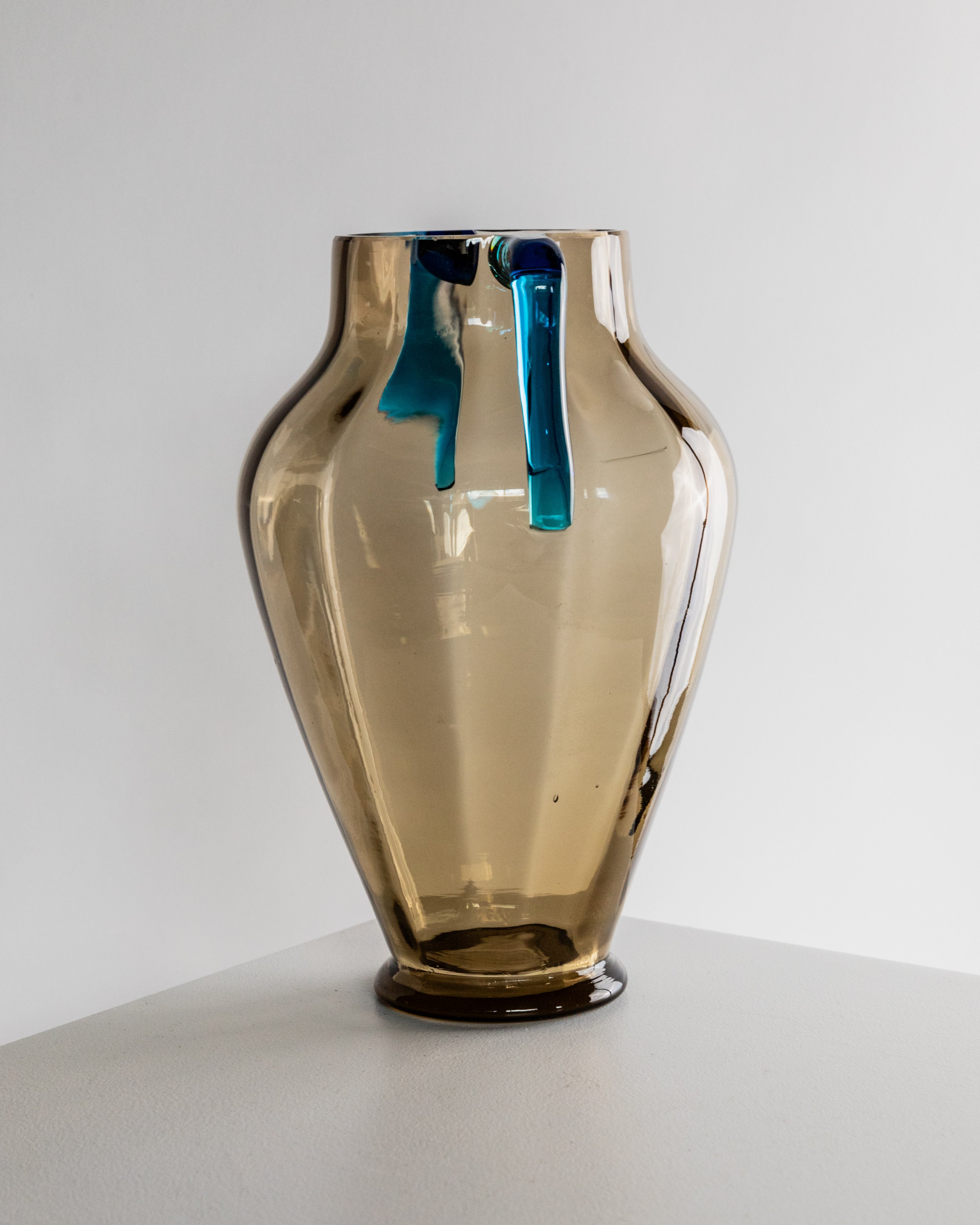 Murano Glass Vase, Amphora Shape, Italy 1960s