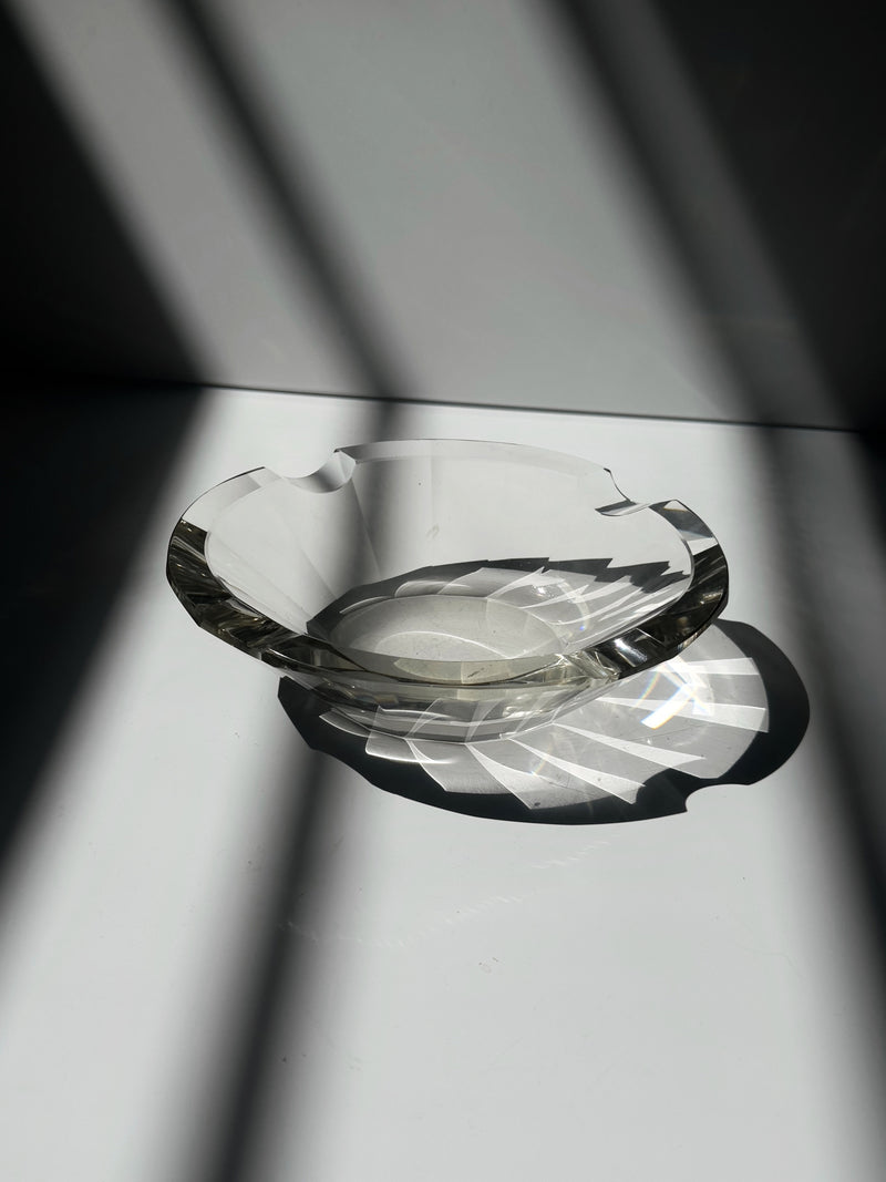 Italian prismatic crystal vide-poches - Art Deco 1930s by Dodo Vintage | The Oblist