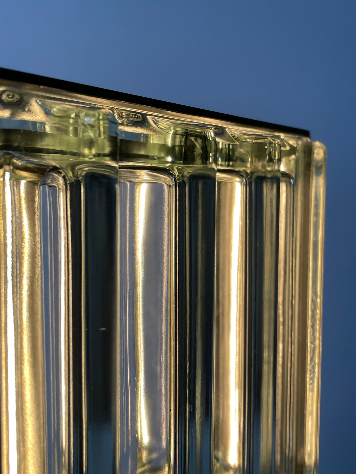 Fluted Glass Block Lamp — lifestyle setting