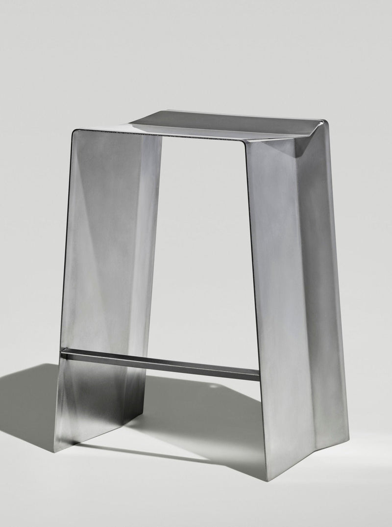 Camber transparent acrylic bar stool by Paul Coenen