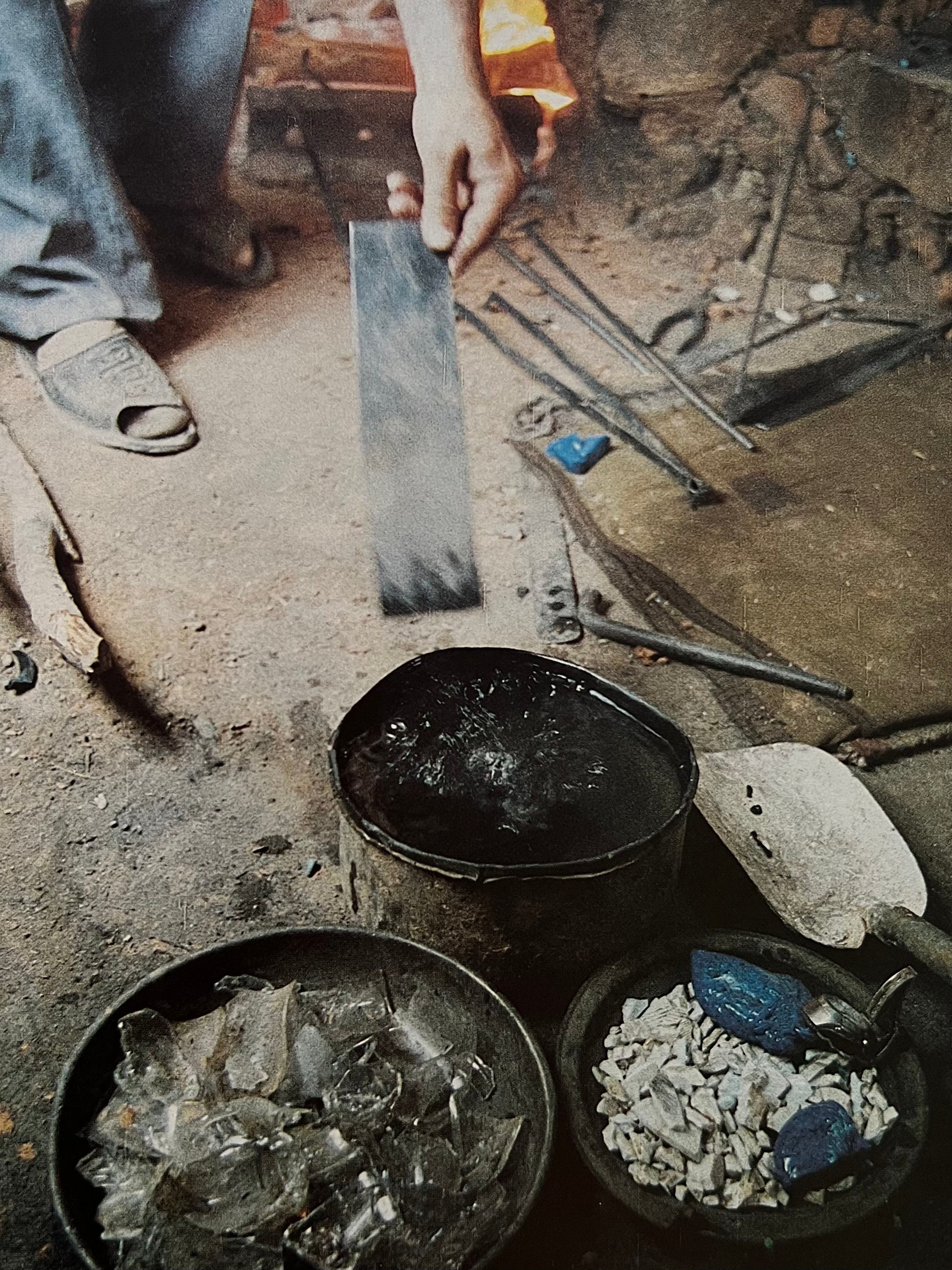 Glass Beads - Anatolian Glass Bead Making - Vintage Book, 1988 — detail view