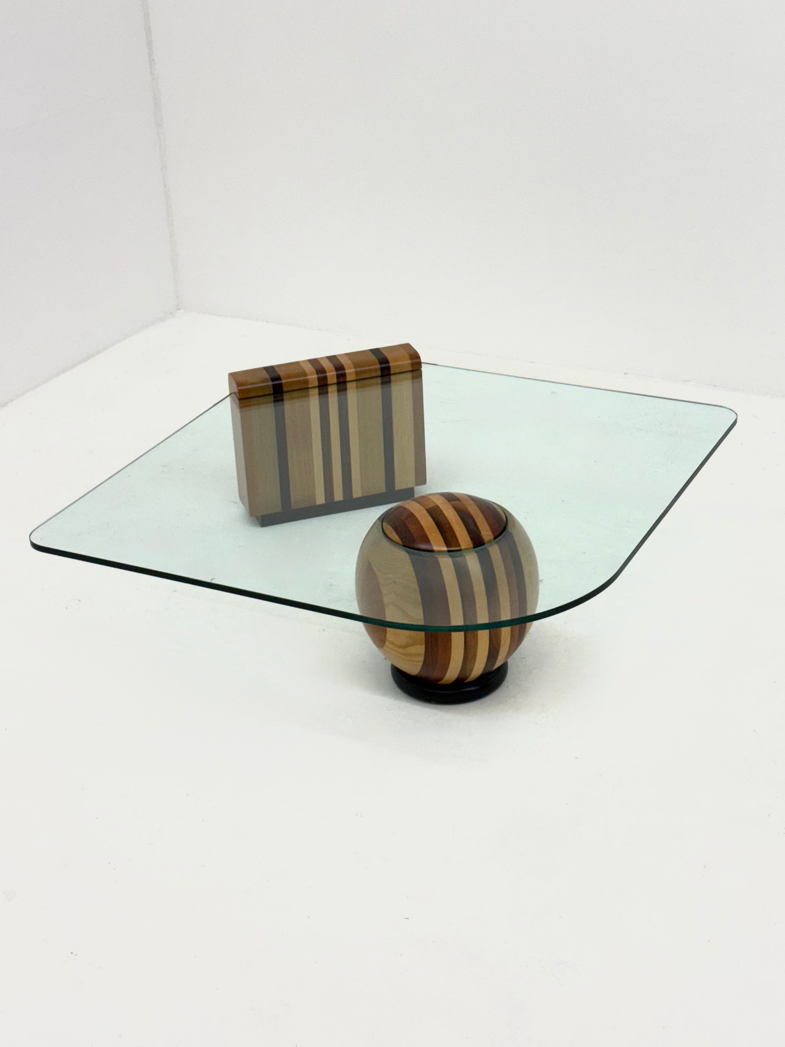 Vintage Metafora coffee table by Massimo & Lella Vignelli for Casigliani — alternate view