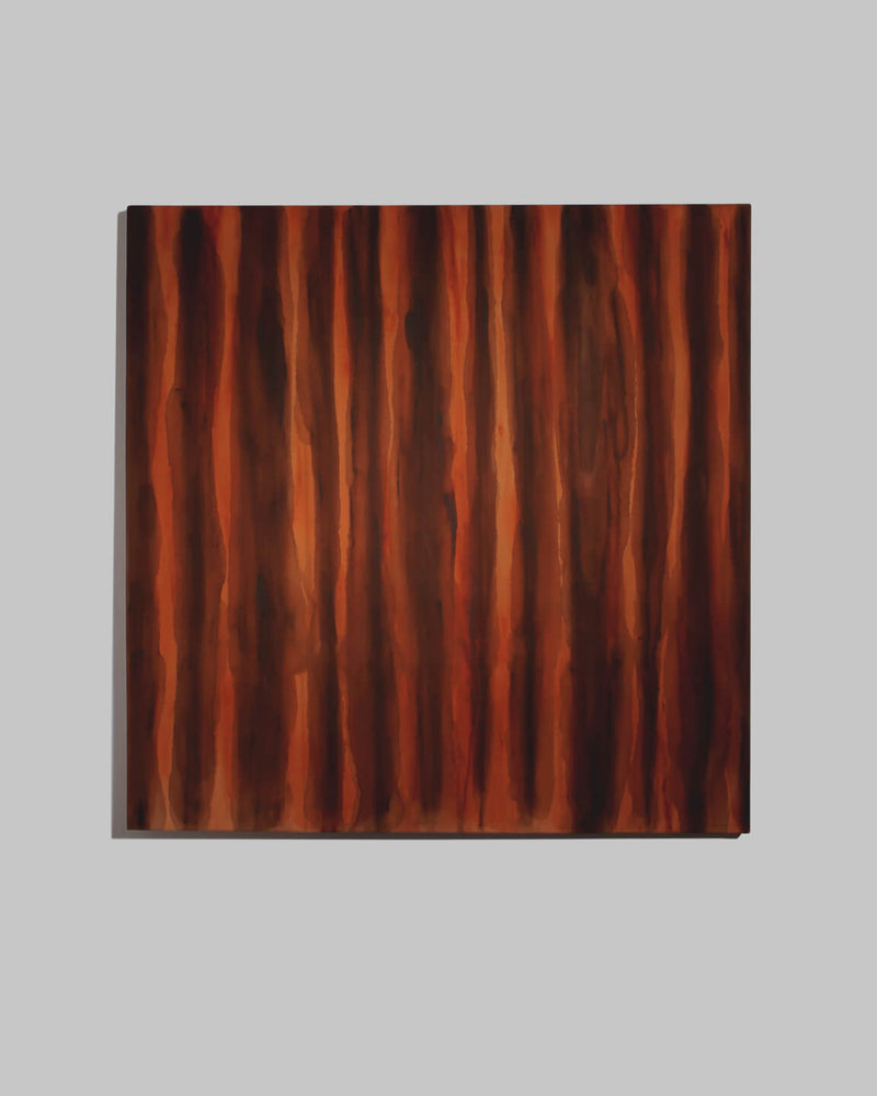 Vertical Organic Lines In Umber, Author Painting by Vintage Stories | The Oblist