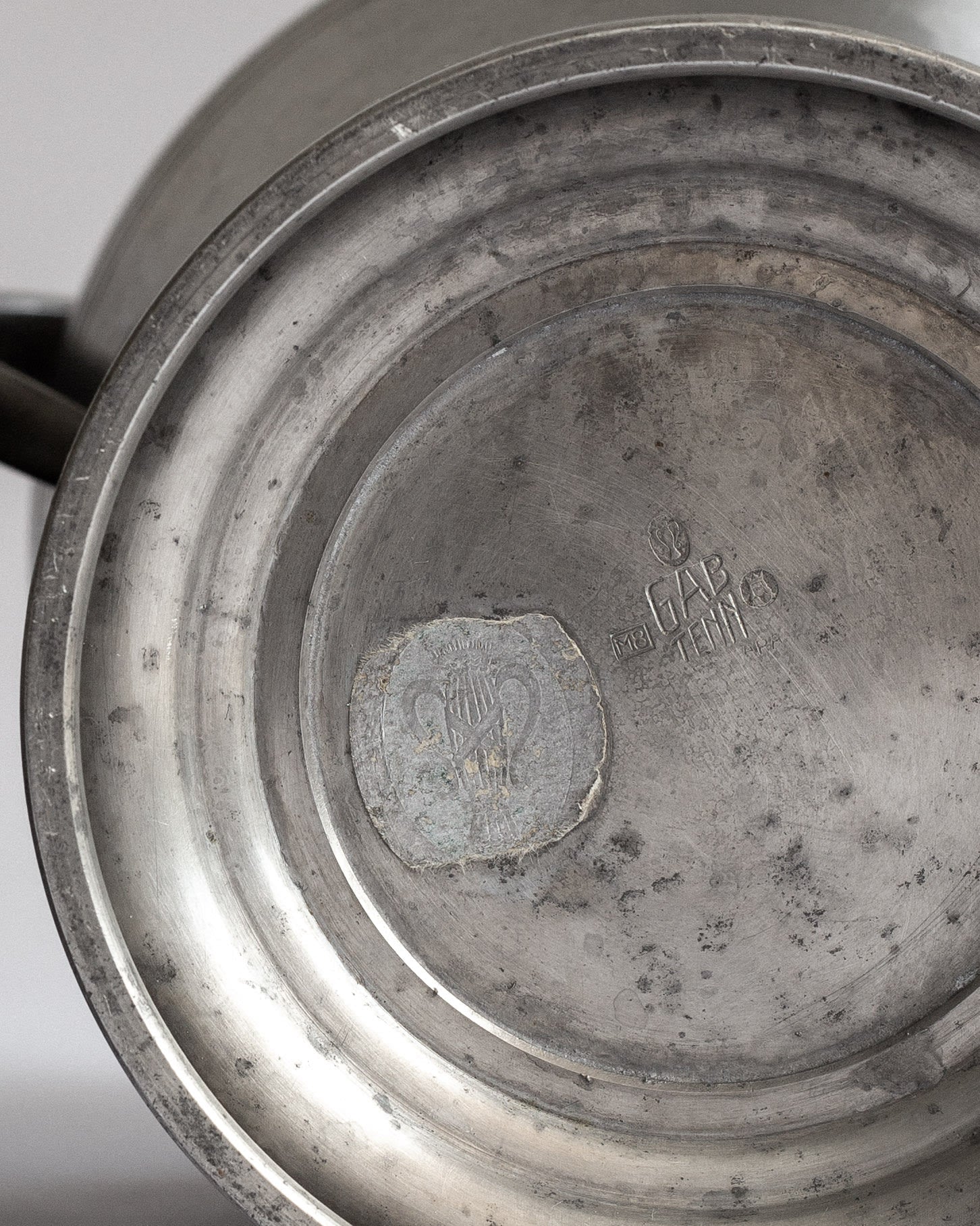 Monumental Art Deco Pewter Vases by GAB, Sweden, 1930s — in context