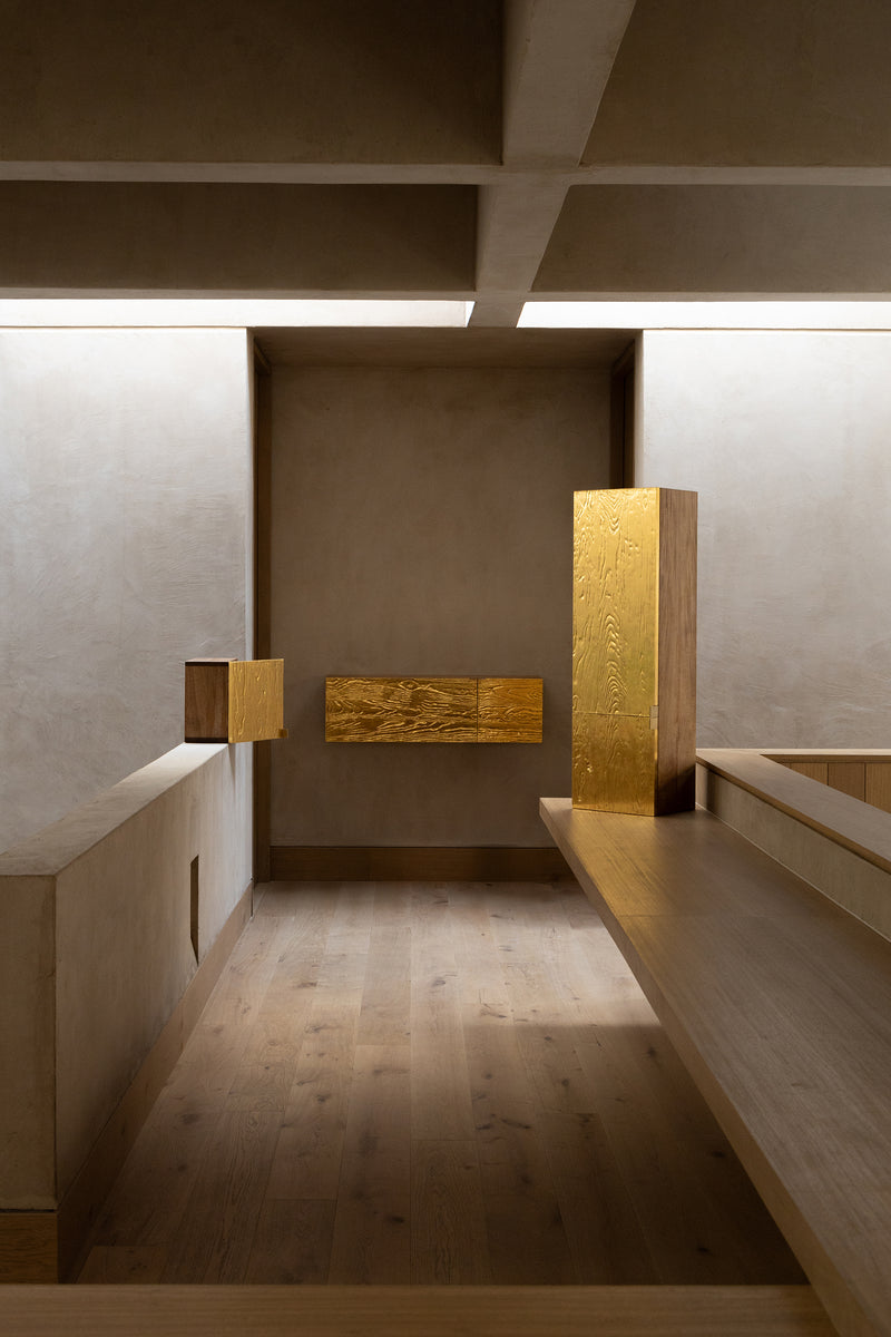 'Aurum' Wall Box 23k Gold Leaf by Peca | The Oblist