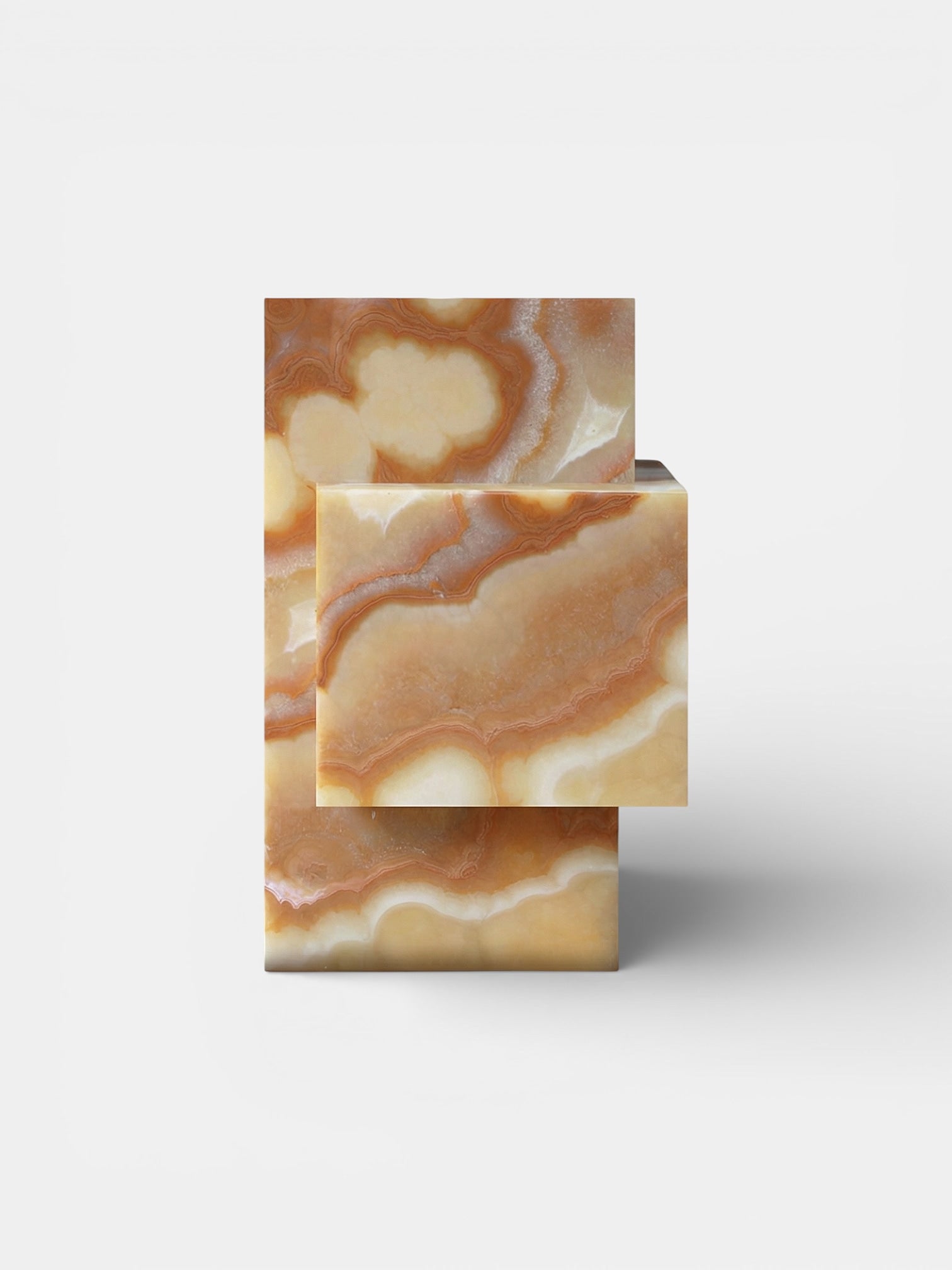 Ella Sixties Onyx - Table basse en marbre