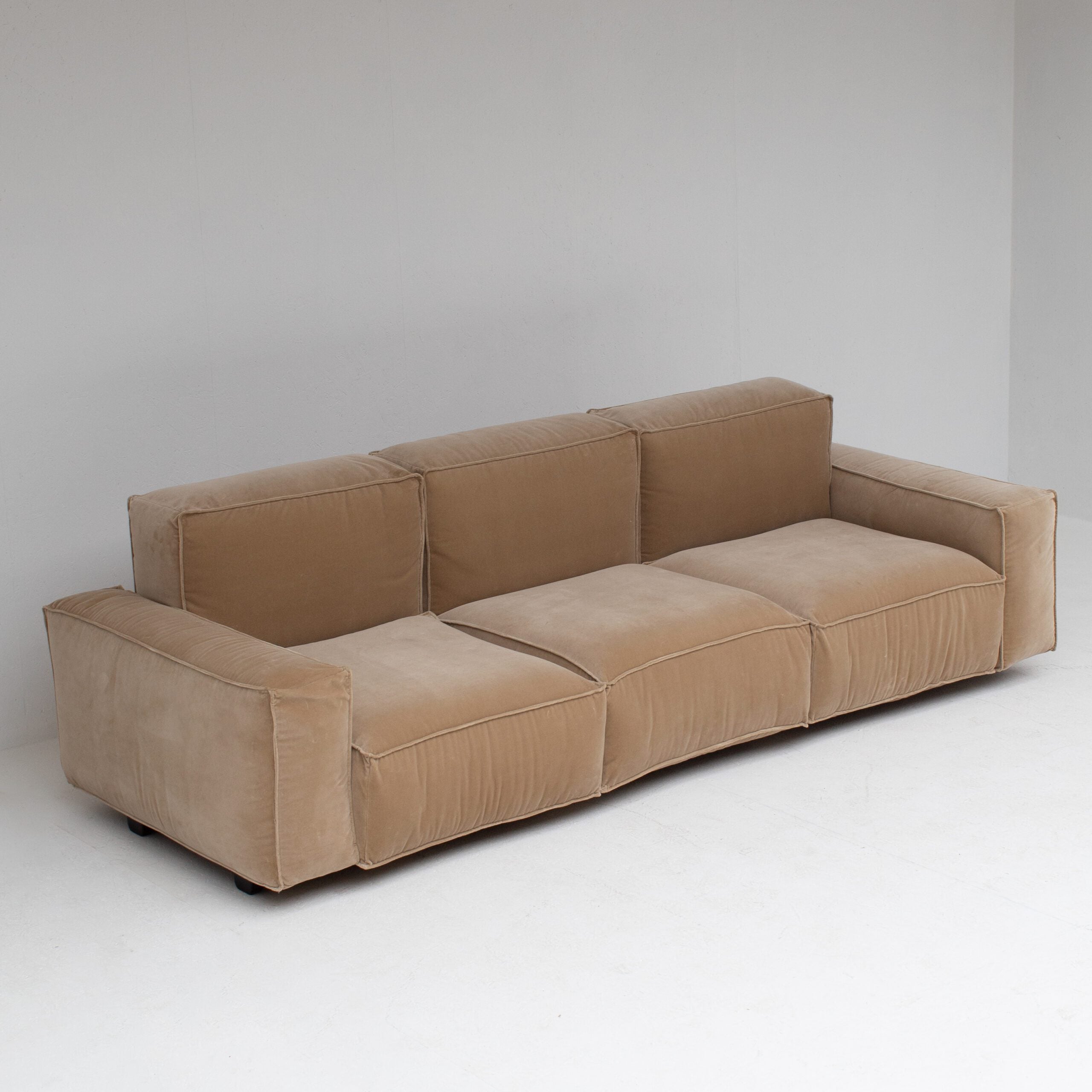 Marenco Marechiaro Modular Sofa Set for Arflex — top view of beige upholstered sofa