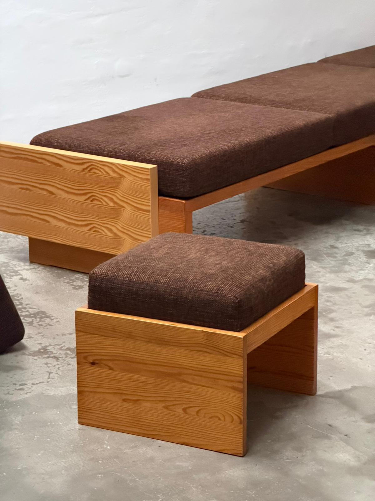 Modernist Benches and Stool, c.1970