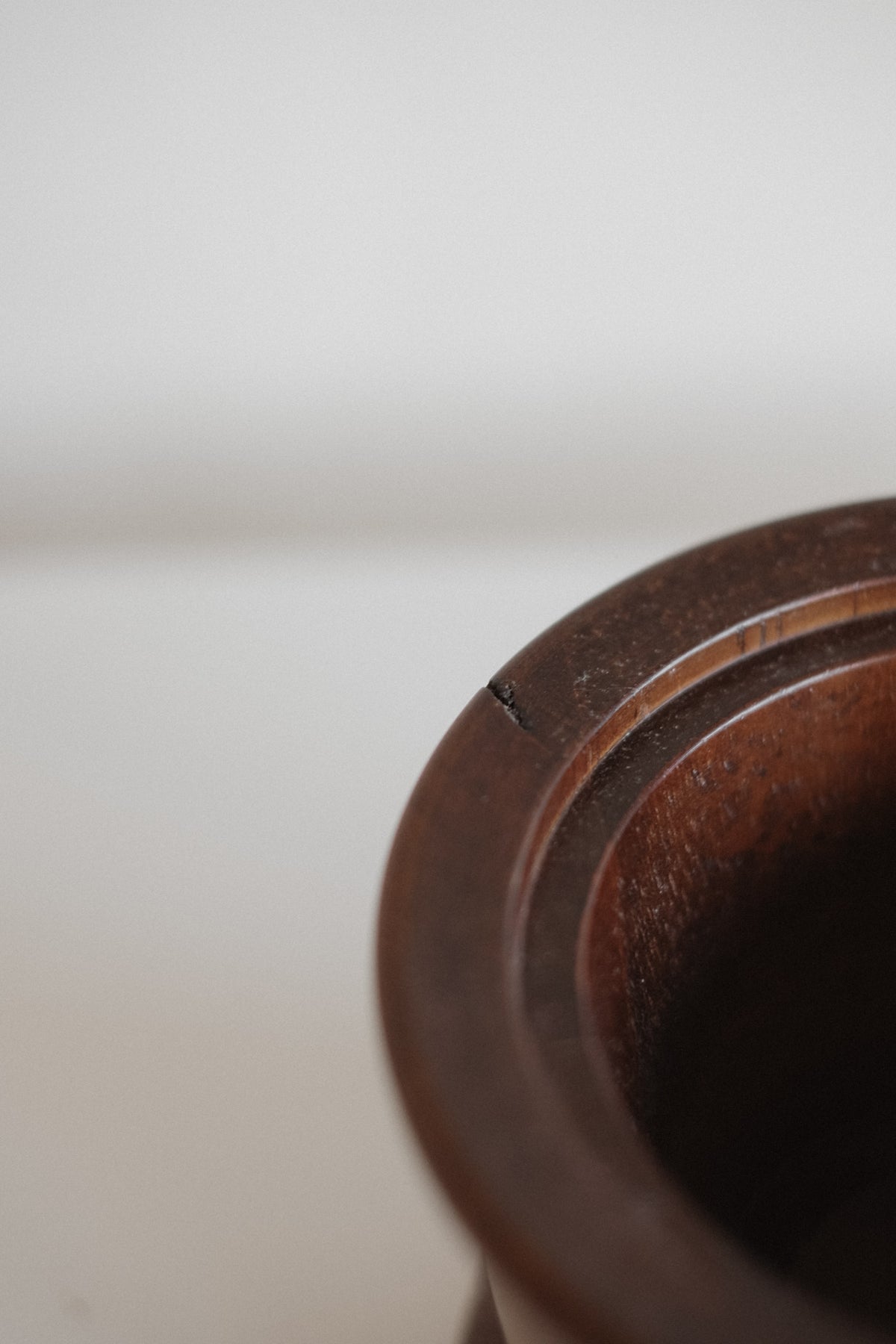 Handcrafted Wooden Storage Jar — alternate view