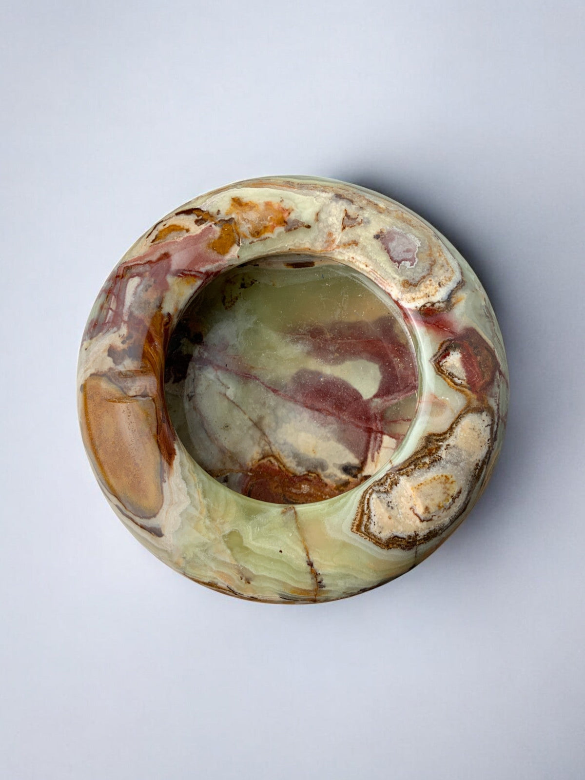 Mid-Century Onyx Catchall Ashtray, Italy, 1970 — detail view