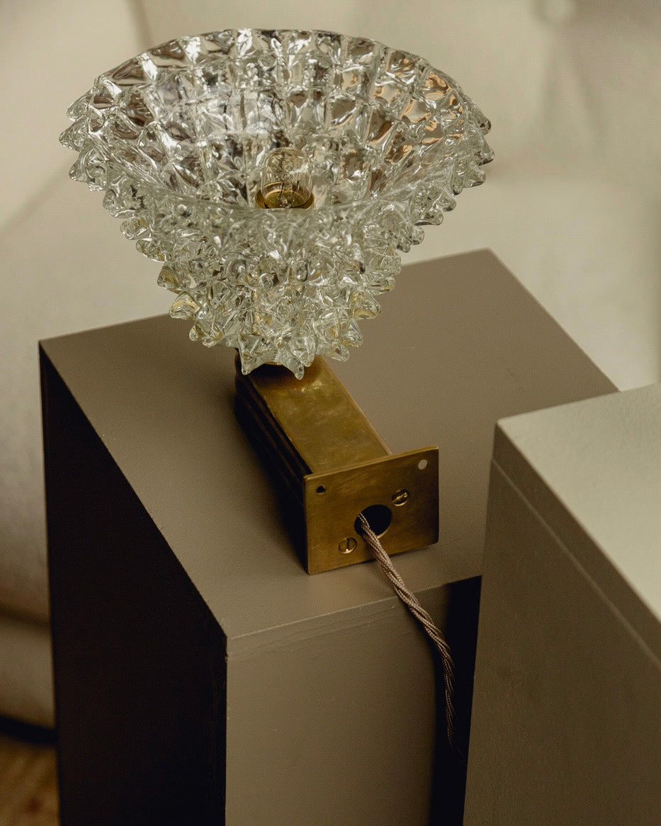 Pair of Barovier & Toso Rostrato Murano Wall Lights