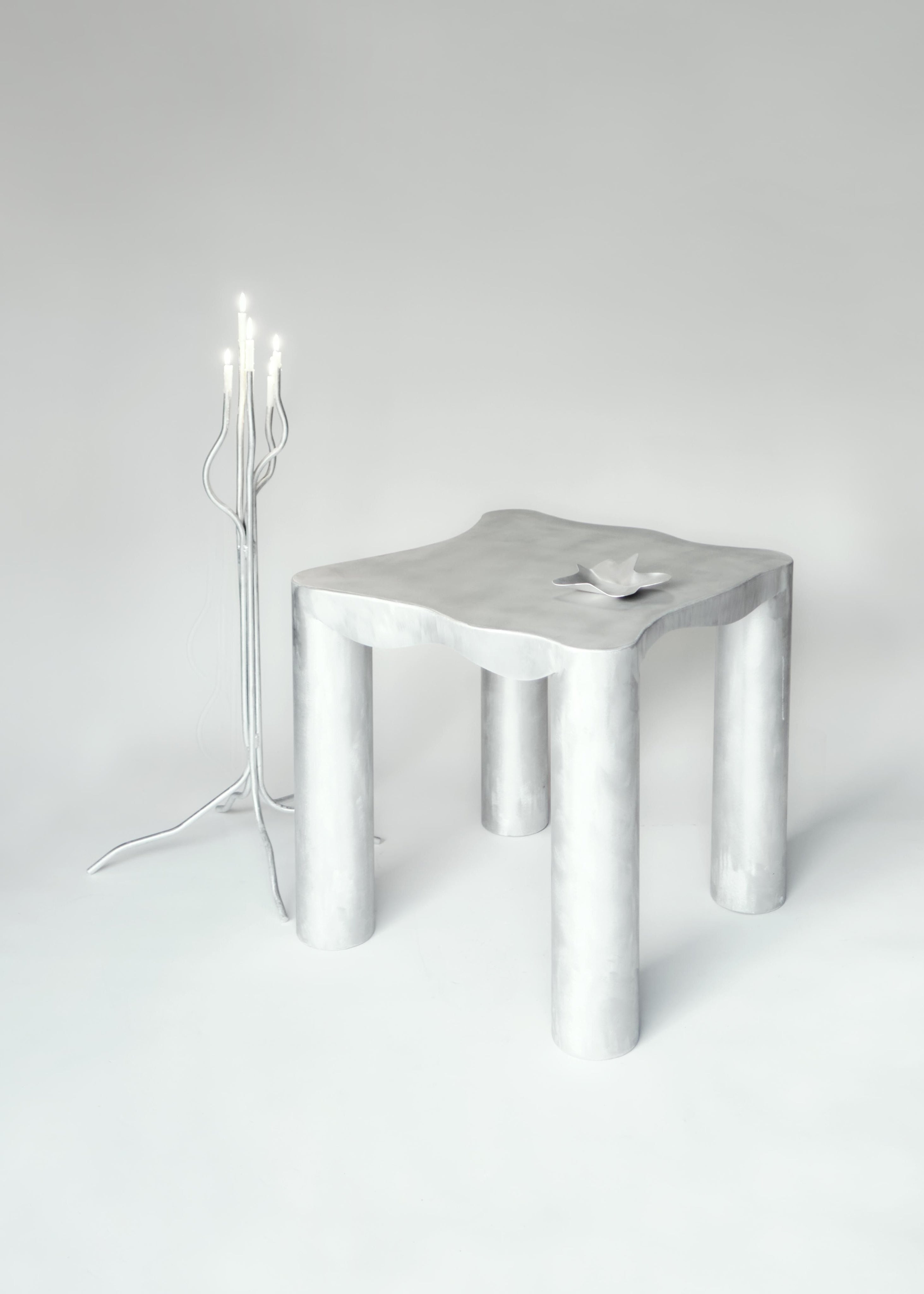 Tall Aluminum Candelabra by Six Dots Design | The Oblist