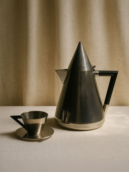 【Wilcox】アールデコ ティーケトル スタンド / バナー Art Deco Silver-Plated Teapot Art Deco 30s | The Oblist