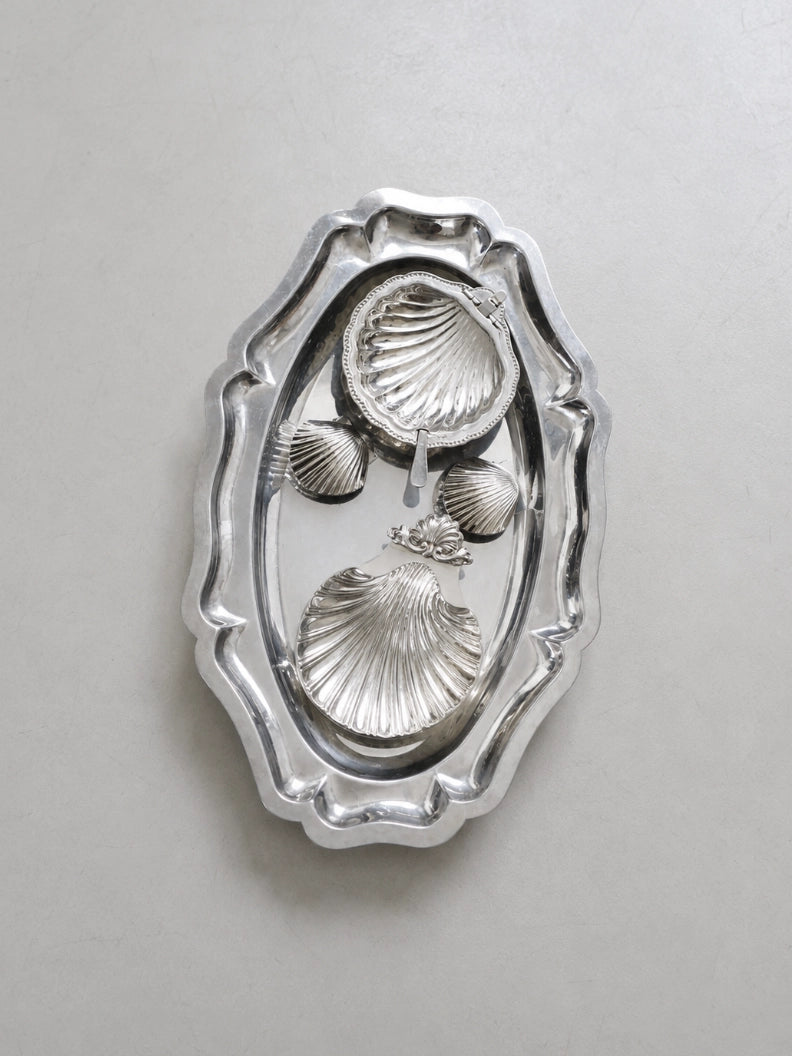 Vintage Shell Dish - English Caviar Collection — close-up