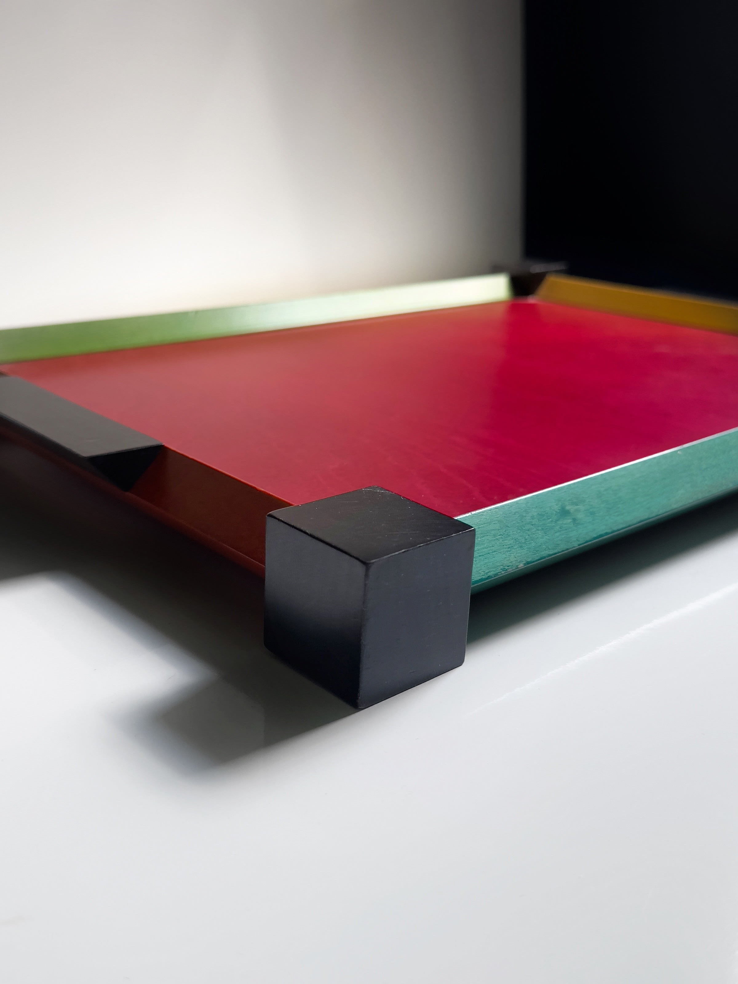 Italian serving tray by Pietro Manzoni Bergamo - 1960s — side angle