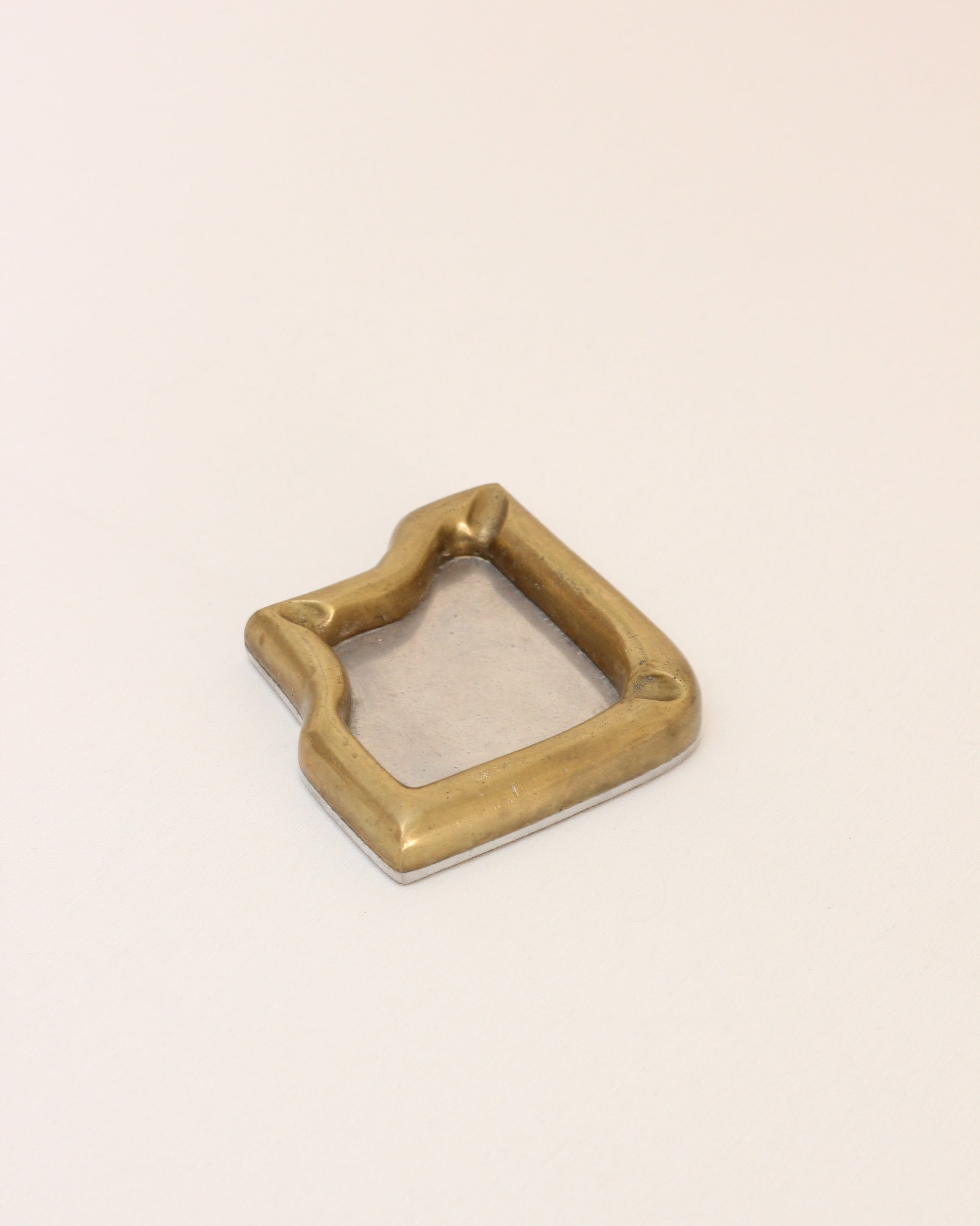 Brutalist Ashtray 80s — side angle