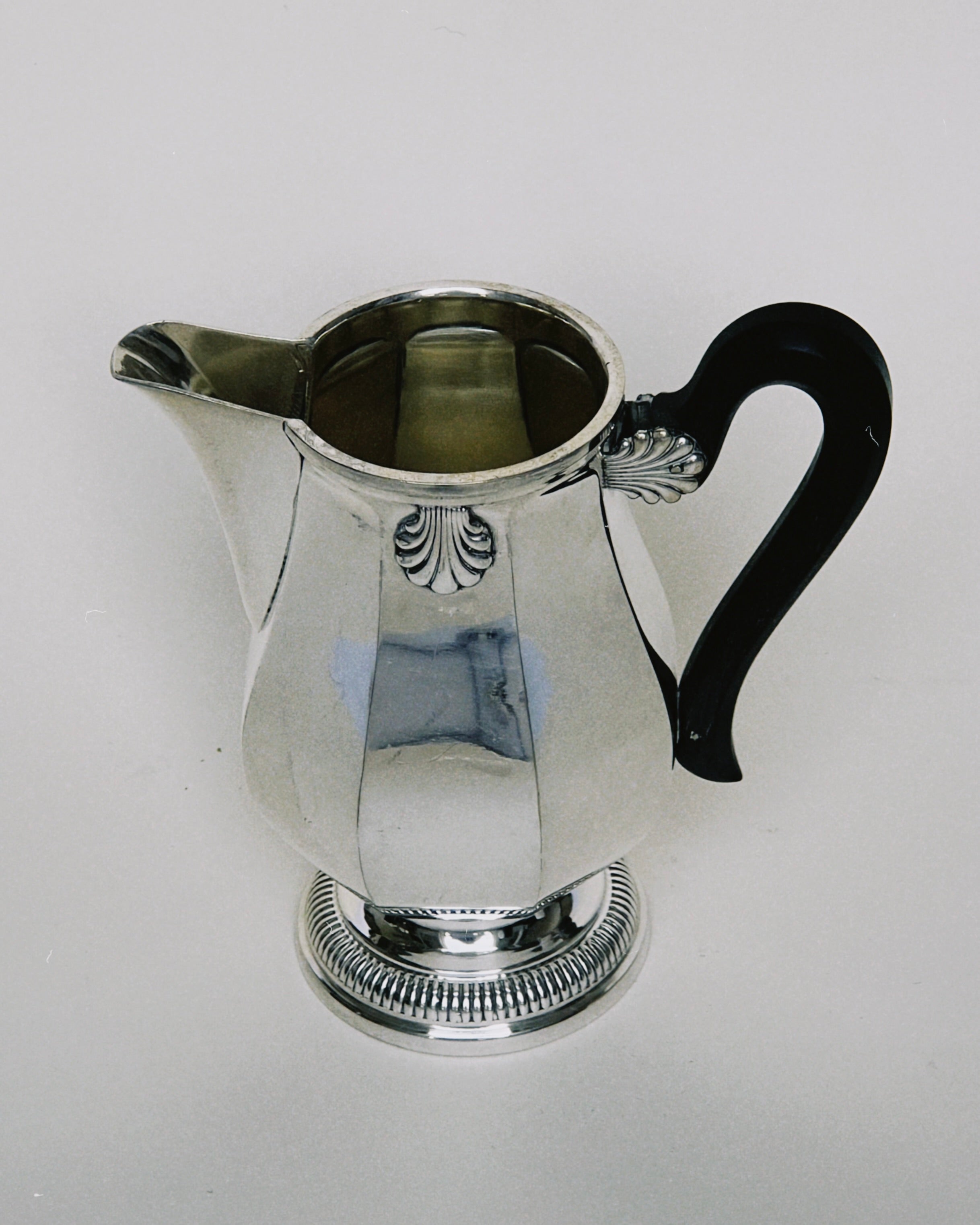Hammered Silver Coffee Cream Jug by Manushi | The Oblist