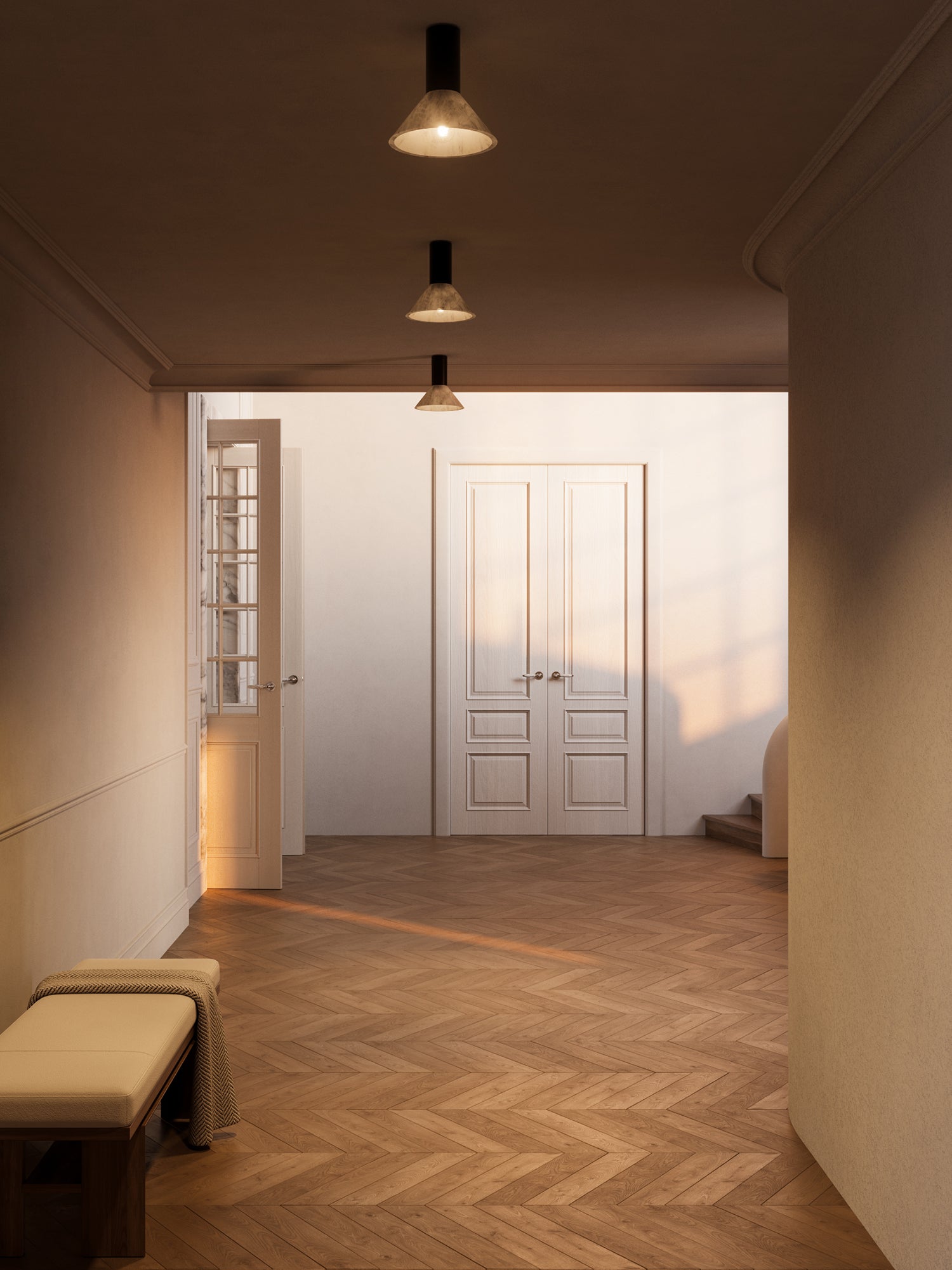 Torres Pendant Short - Flush Mounted
