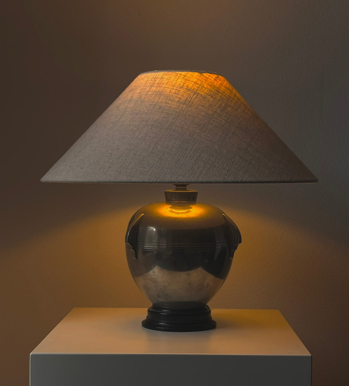 Art Deco Table Lamp — lifestyle setting