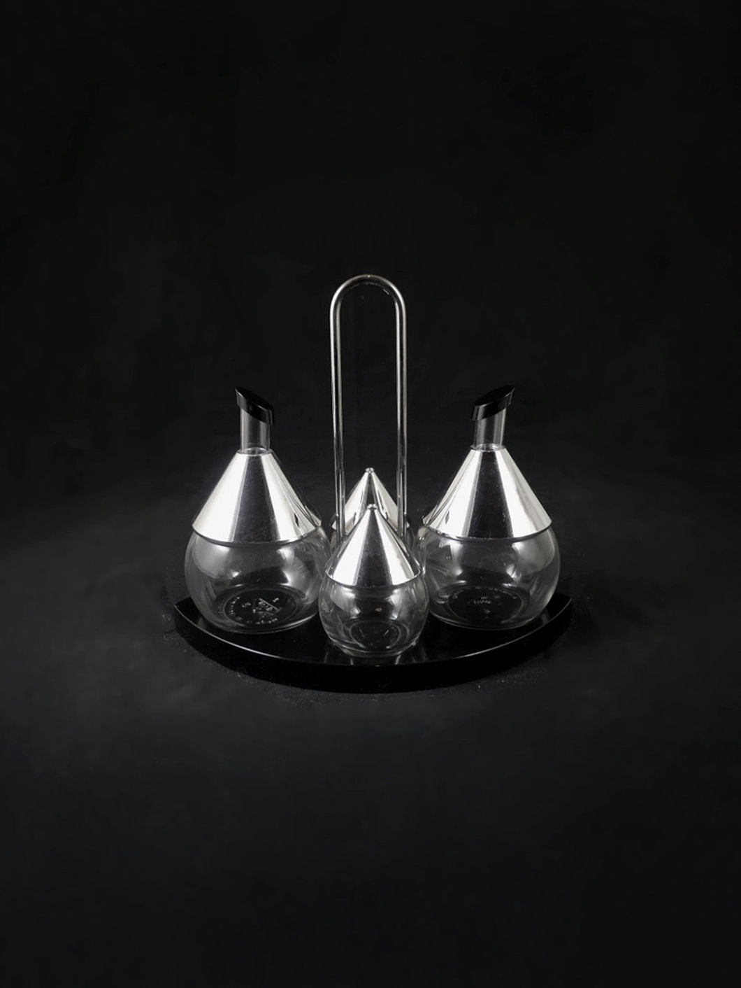 Italian Chrome Menage 1980s