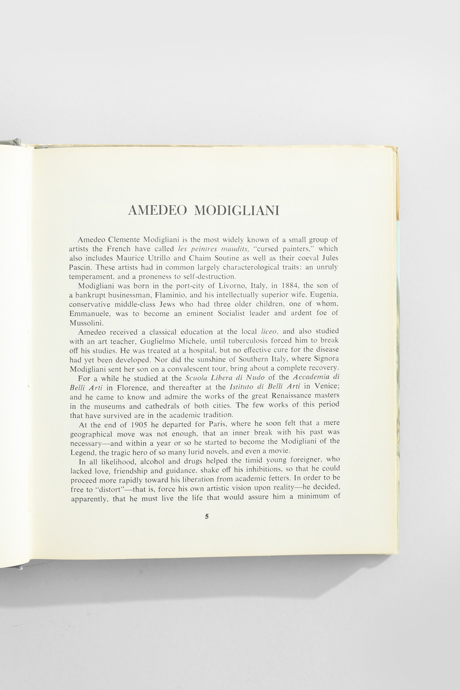 Modigliani/Utrillo/Soutine Book  — side angle