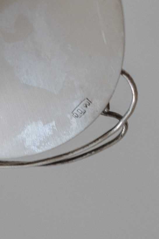 Small Silverplated Bowl — back view showing maker's mark and smooth surface