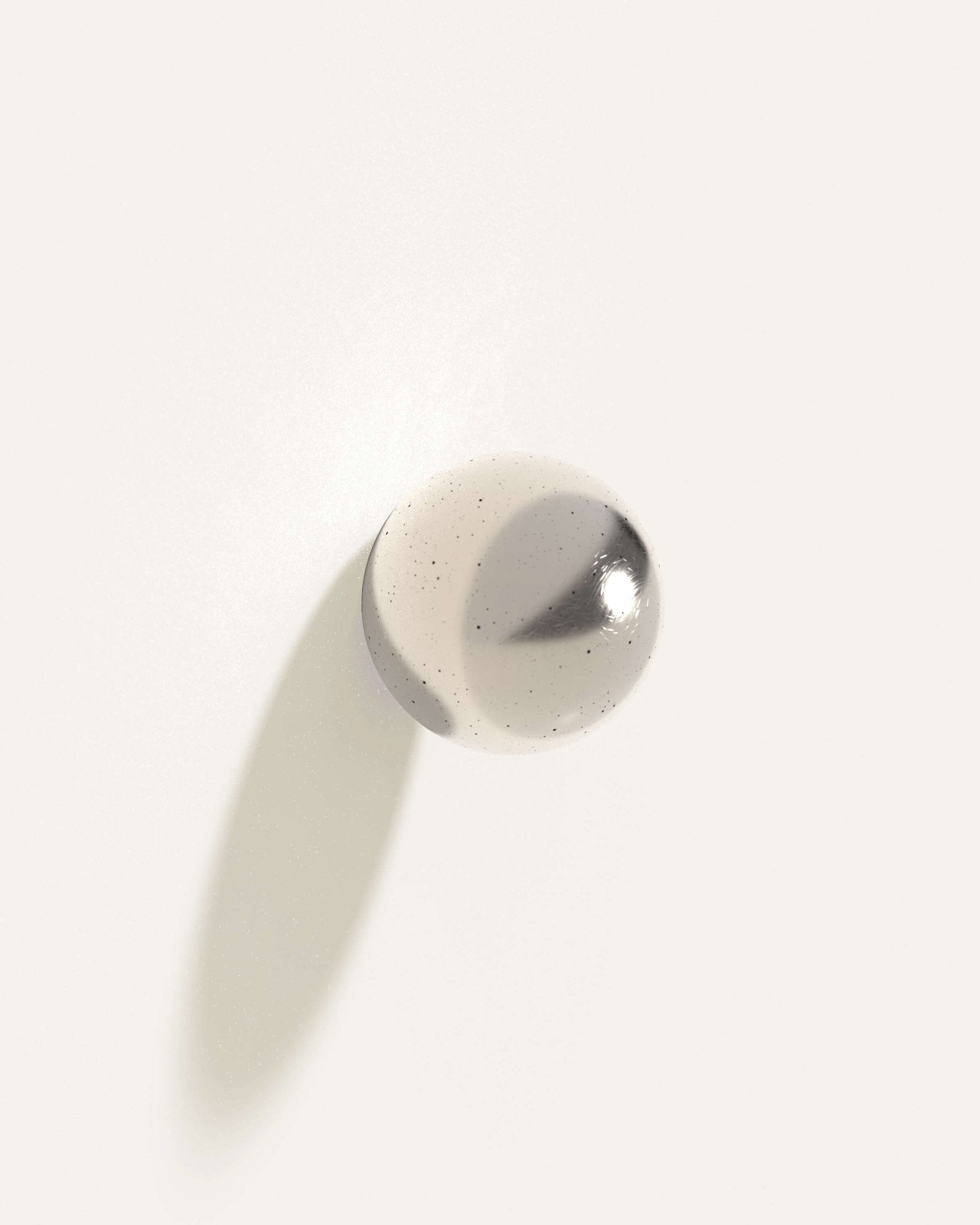 CERCLE Cabinet Knob Large — top view of ceramic knob on white background