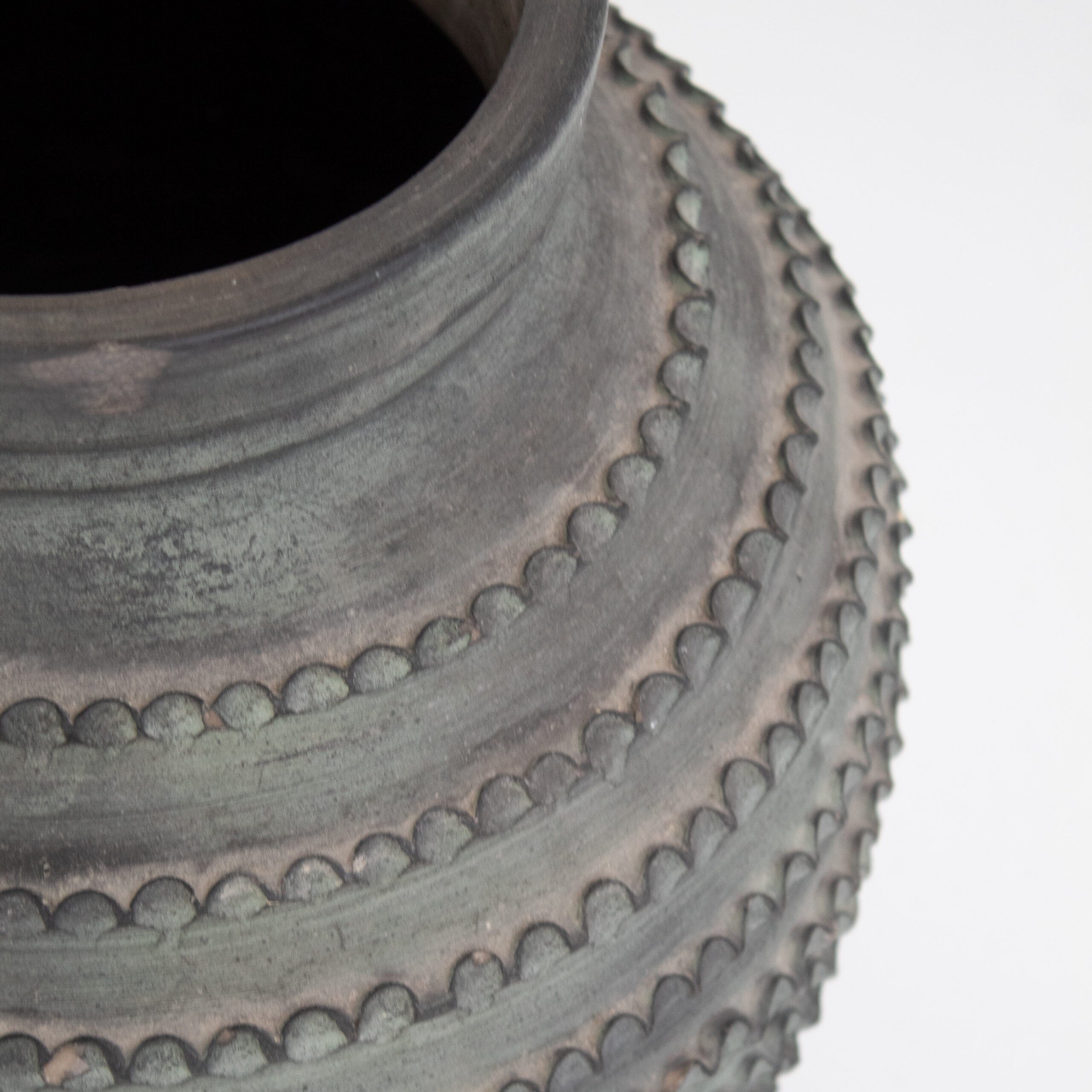 Mid-Century Terracotta Vase from Partenon Manufacture — alternate view