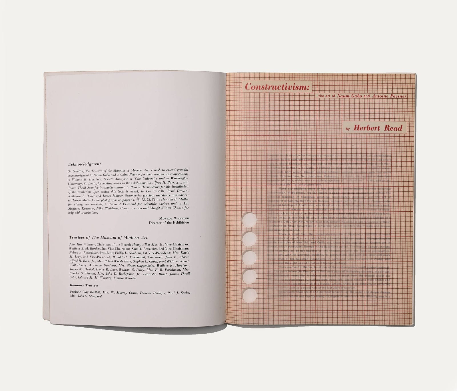 Naum Gabo and Antoine Pevsner, MoMa, 1948 Art Book — side angle