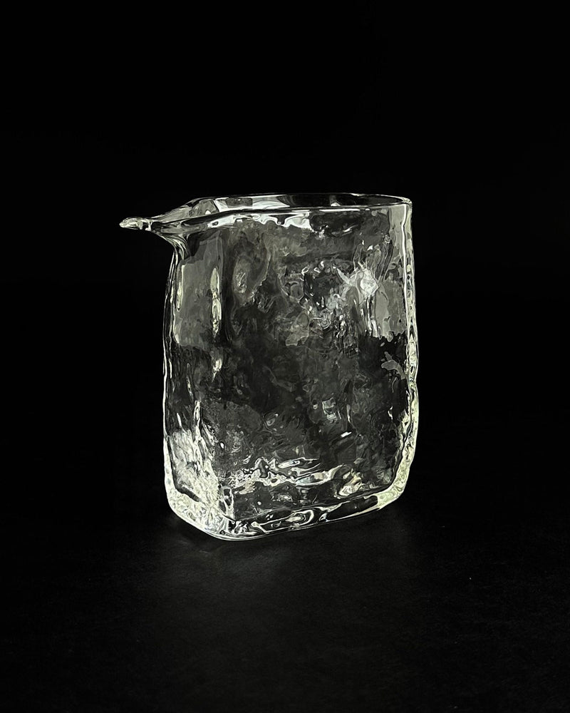 'DELIRIUM' small glass pitcher by CARRARA Studio | The Oblist