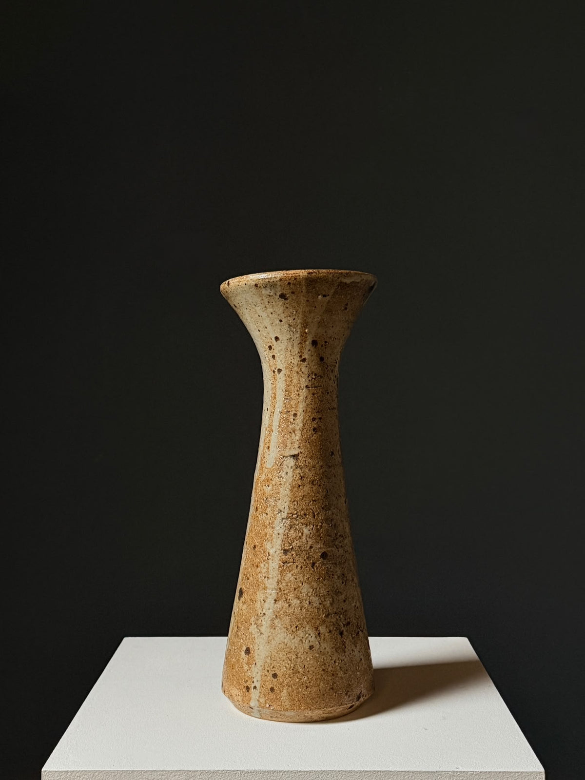 Large glazed stoneware vase, La Borne, France, circa 1960. — close-up