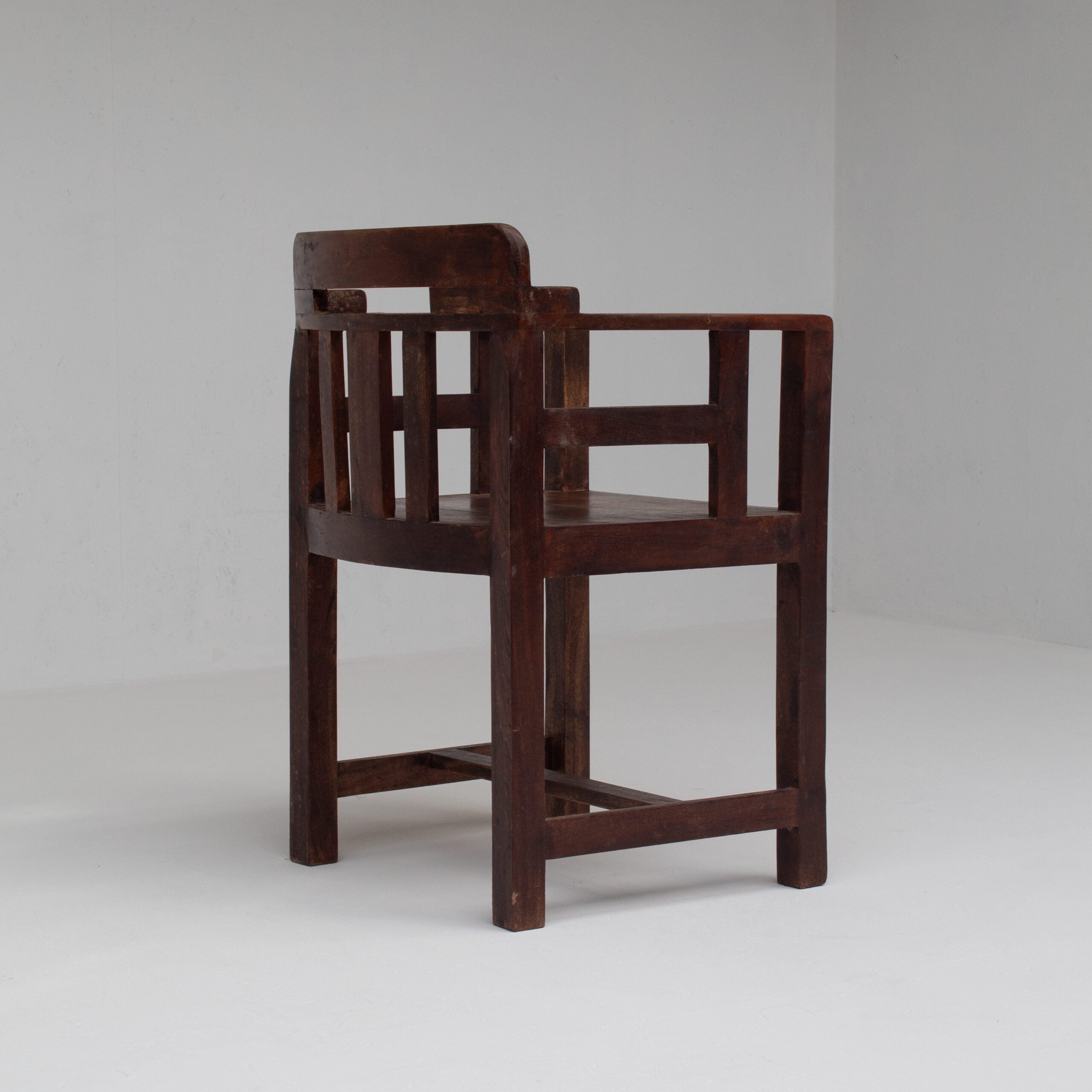 Pair of Art Deco Armchairs with Sculptural Frame — in context