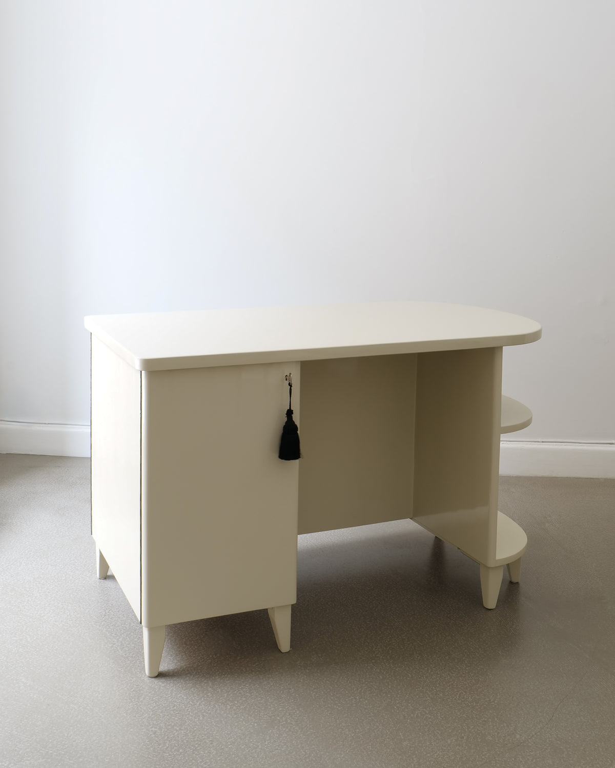 1930s Swedish Lacquered Desk/Console  — side angle
