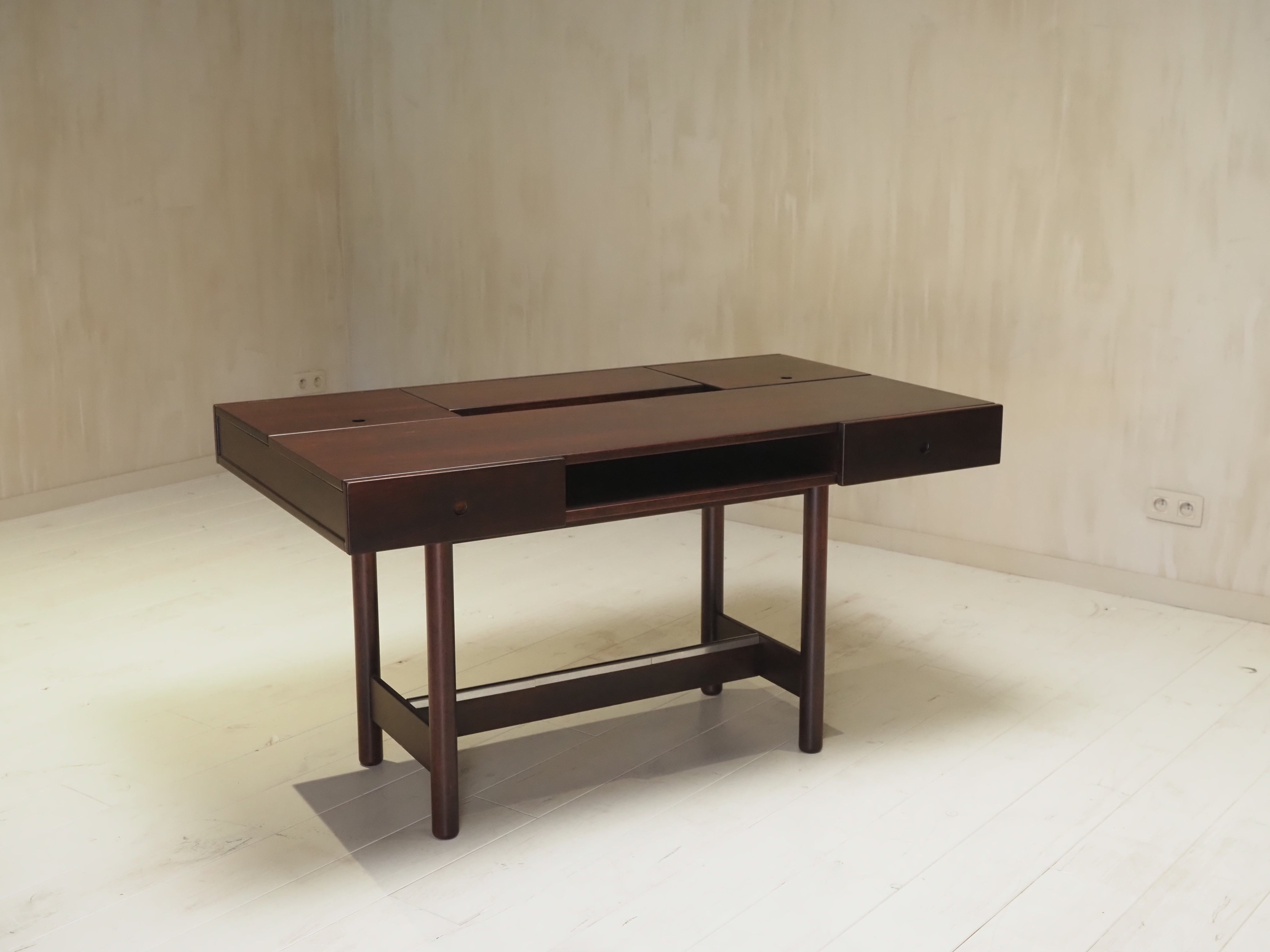Italian desk — side angle