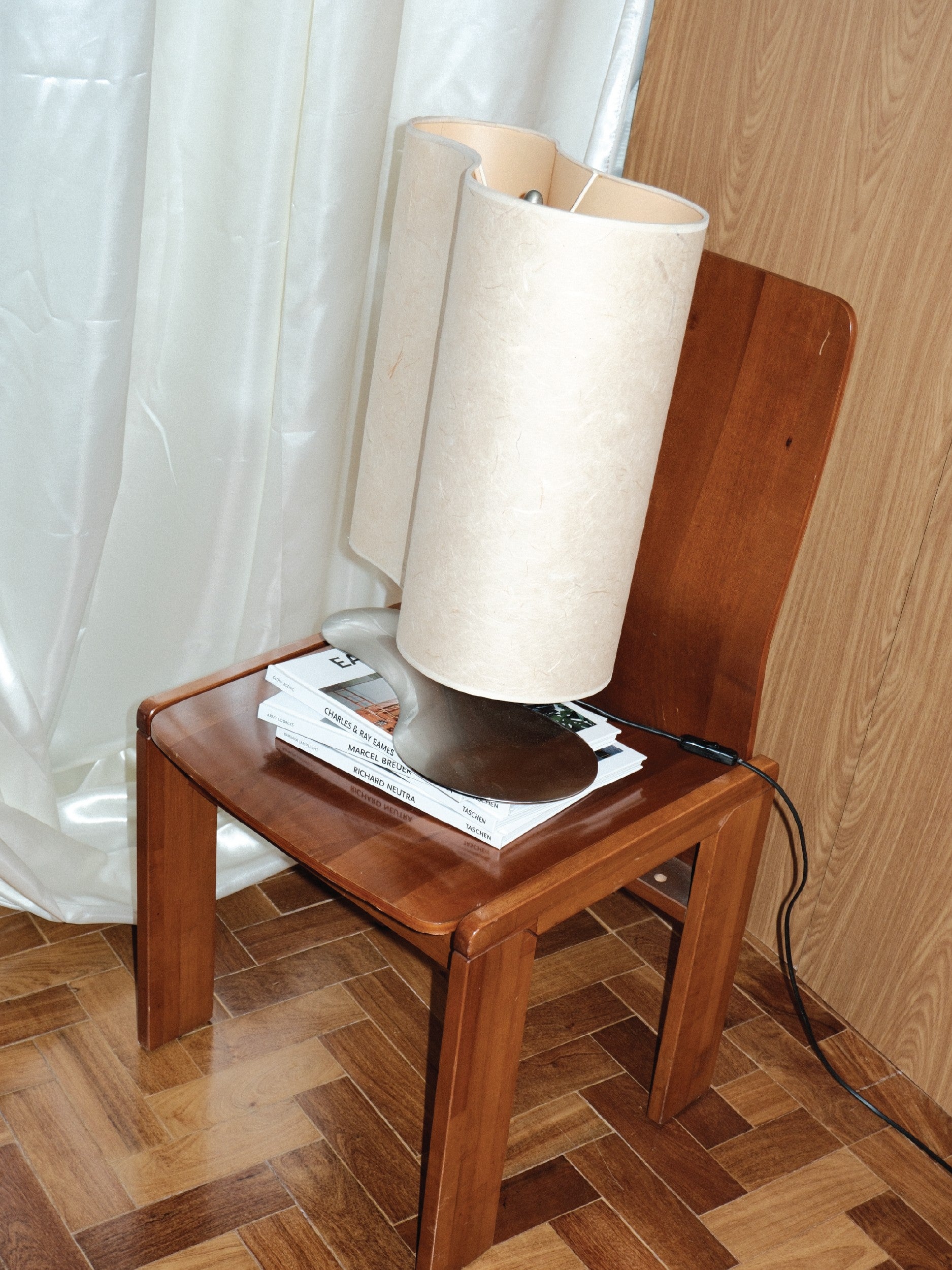 Vintage Charles William for Fontana Arte Table Lamp — side angle
