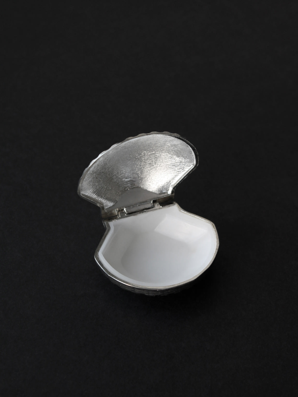 Boîte à Pilules Coquillage Plaqué Argent