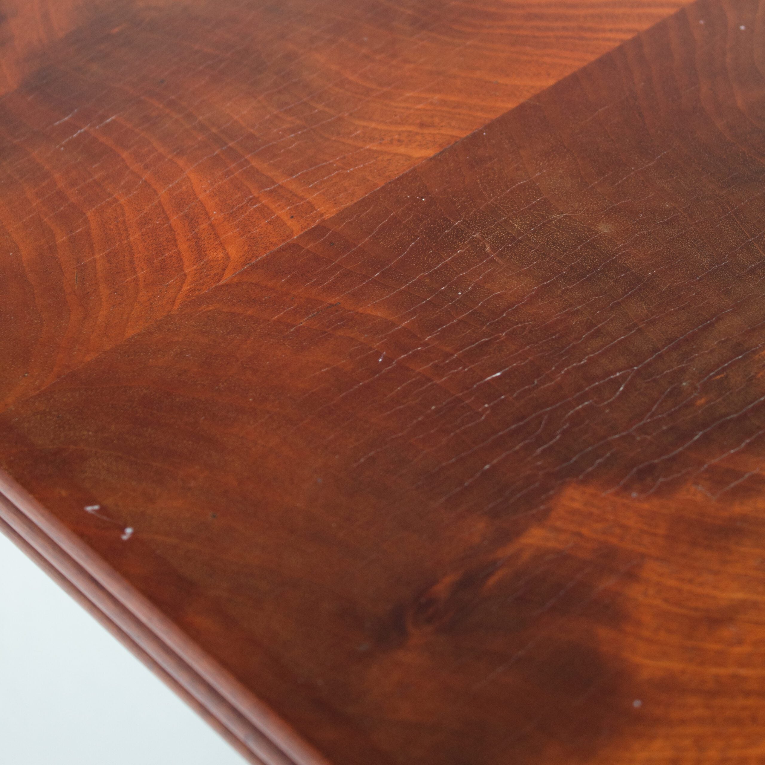 Michel Briard Hexagonal Pedestal Table in Mahogany — in context