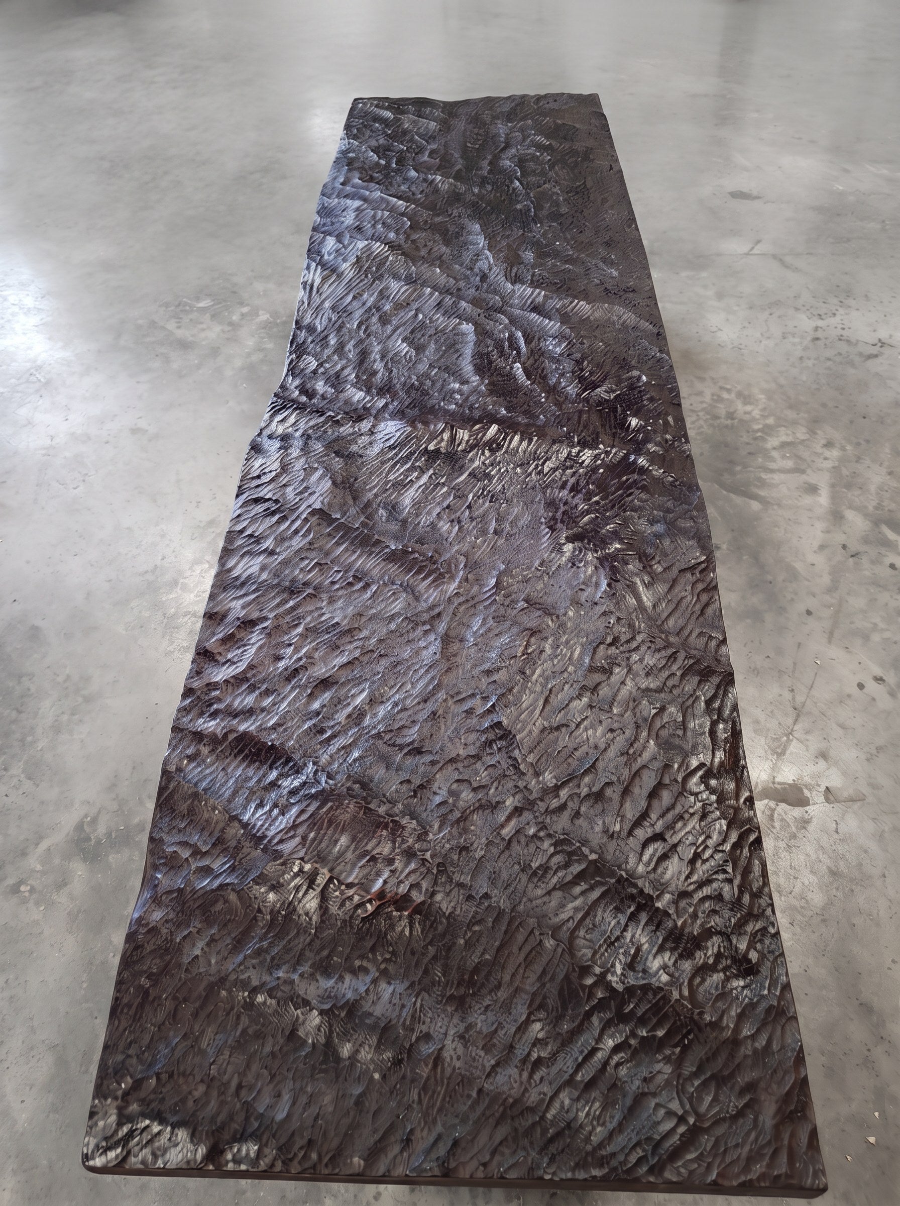Bench "(sea) sampling" — side angle