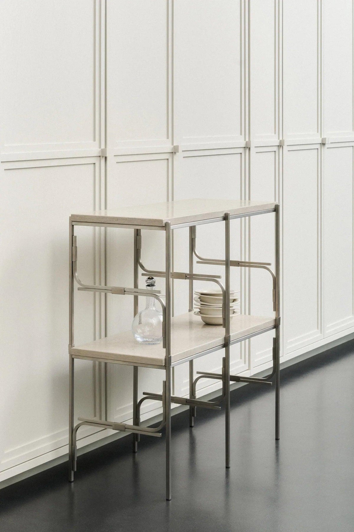 AXIS DISPLAY UNIT - ATAIJA AZUL LIMESTONE — in context